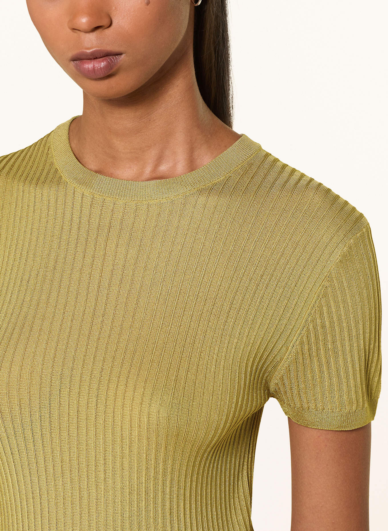 DRYKORN Strickshirt MOGLINI: HELLGRÜN