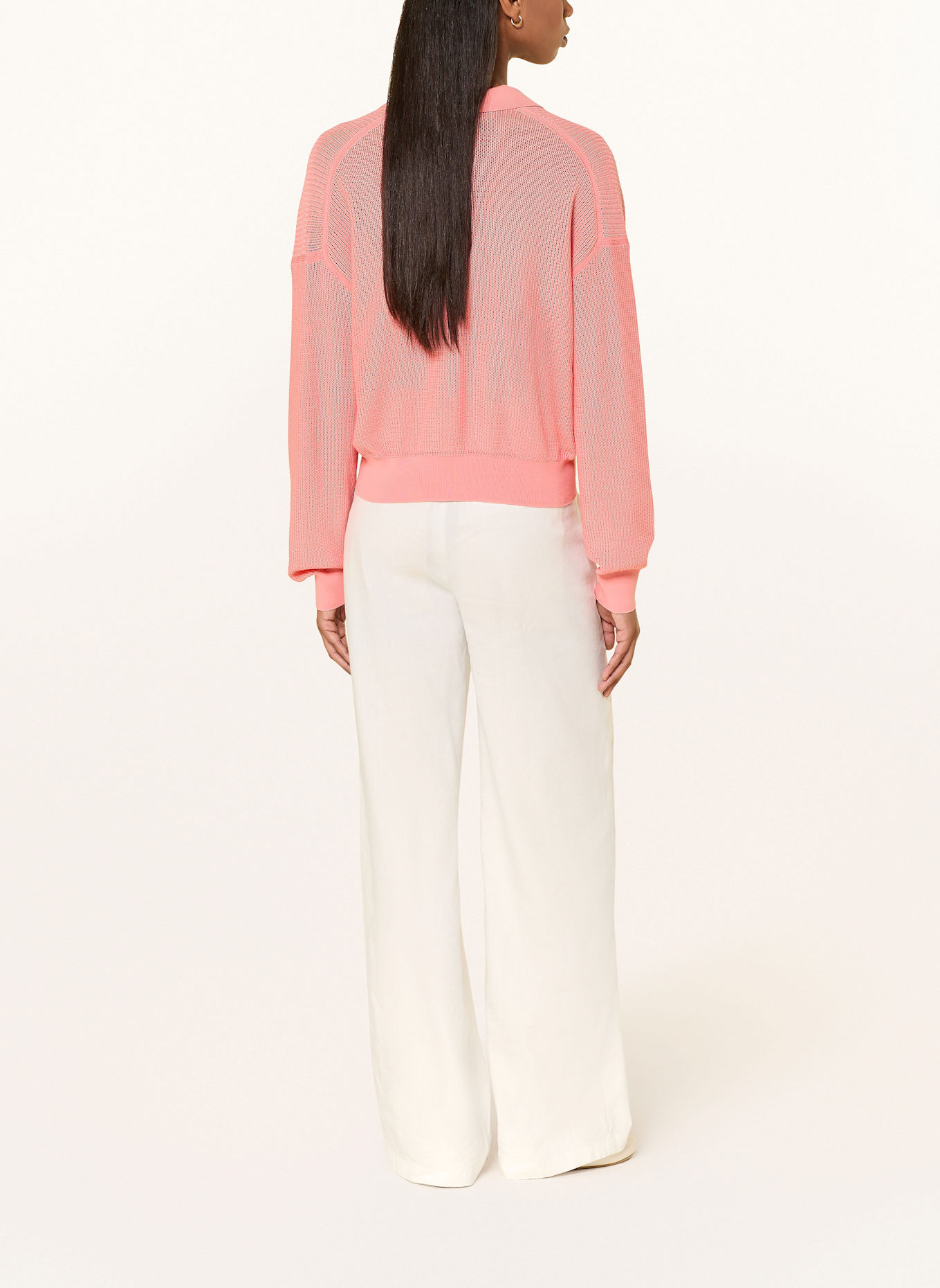 DRYKORN Strick-Poloshirt JORGIA: LACHS