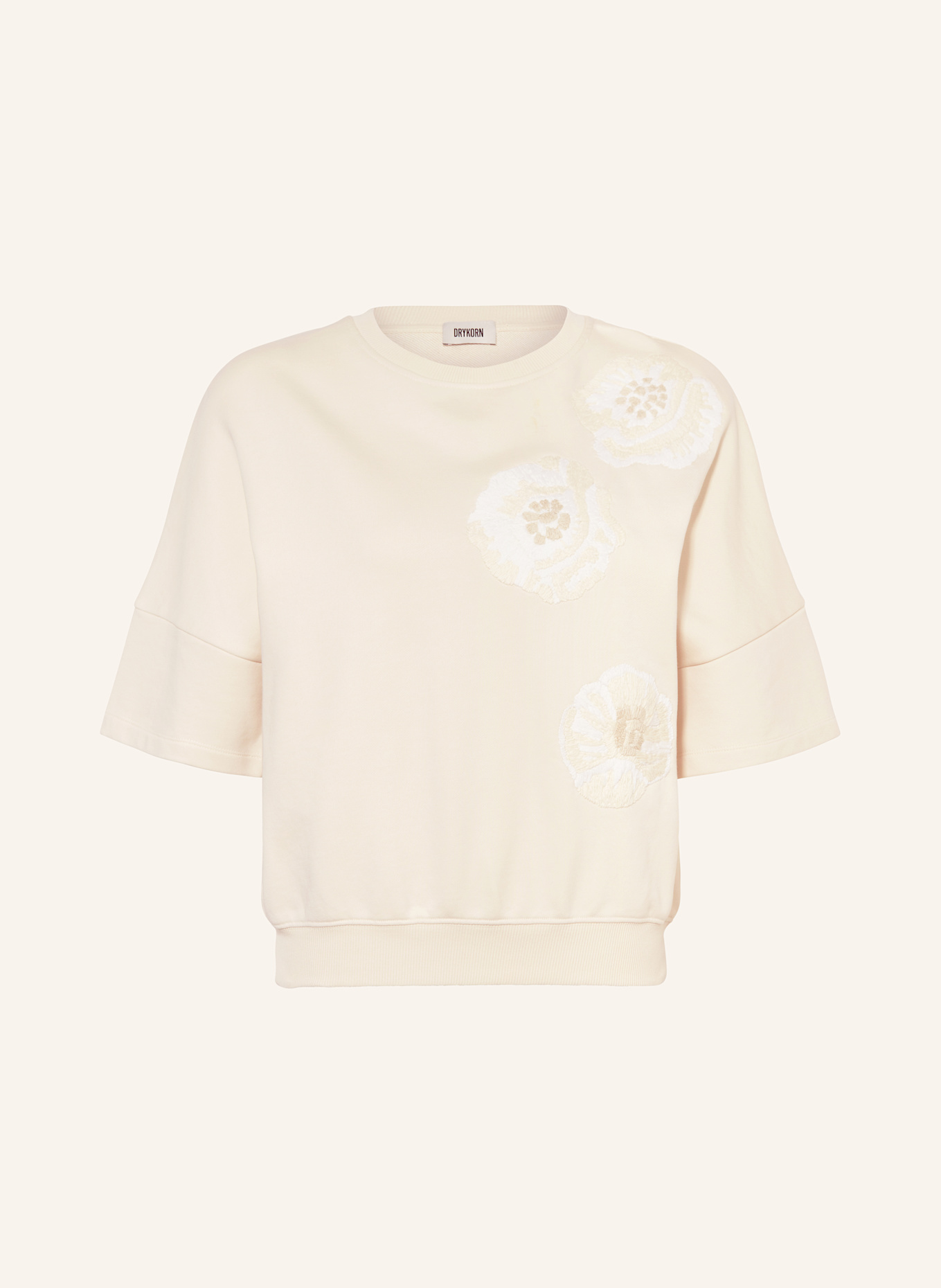 DRYKORN Sweatshirt MINDULI: ECRU