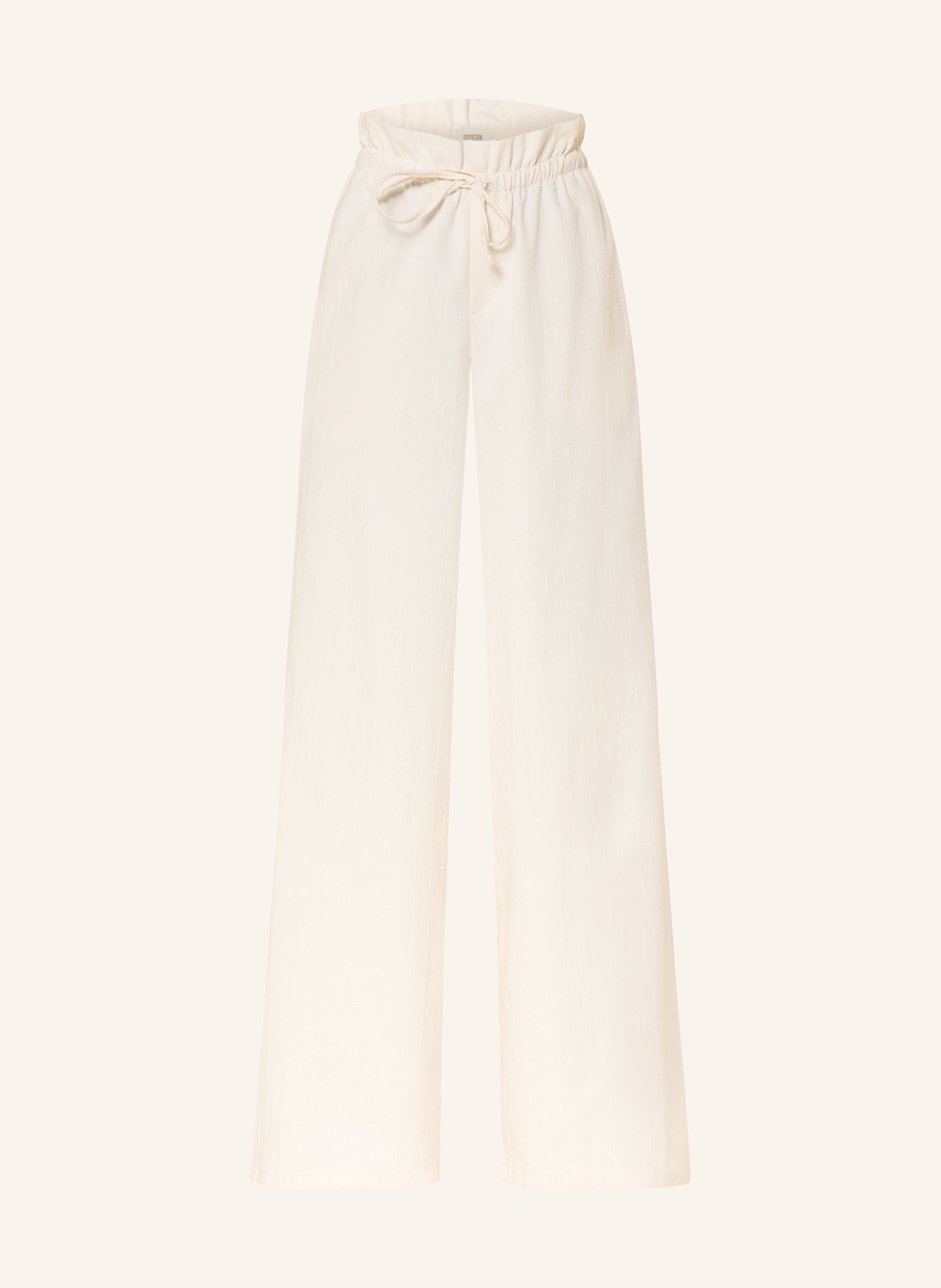 DRYKORN Spodnie marlena DWINDLE: ECRU