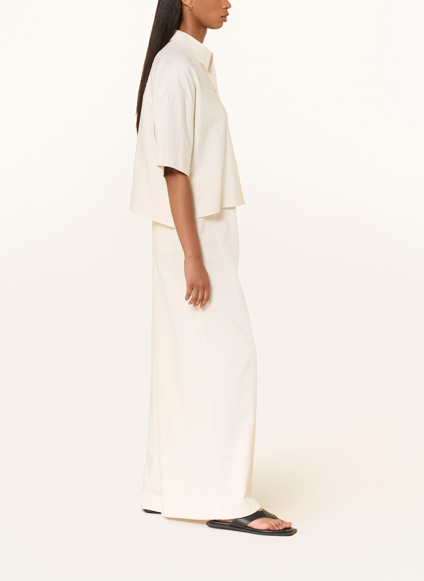 DRYKORN Spodnie marlena DWINDLE: ECRU