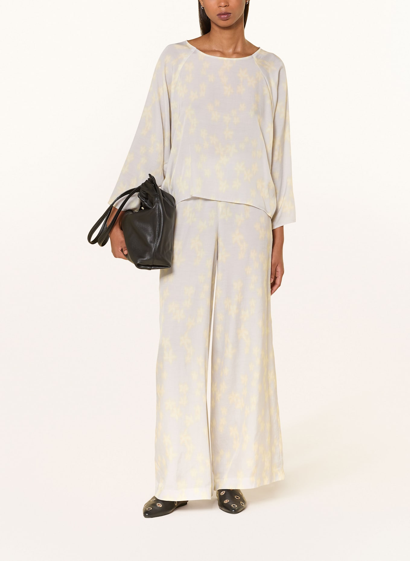 DRYKORN Marlenehose TWEEZER: HELLGRAU