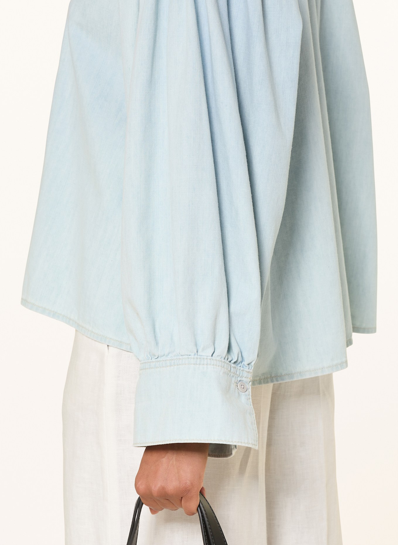 DRYKORN Košilová halenka SELENI: TMAVĚ MODRÁ