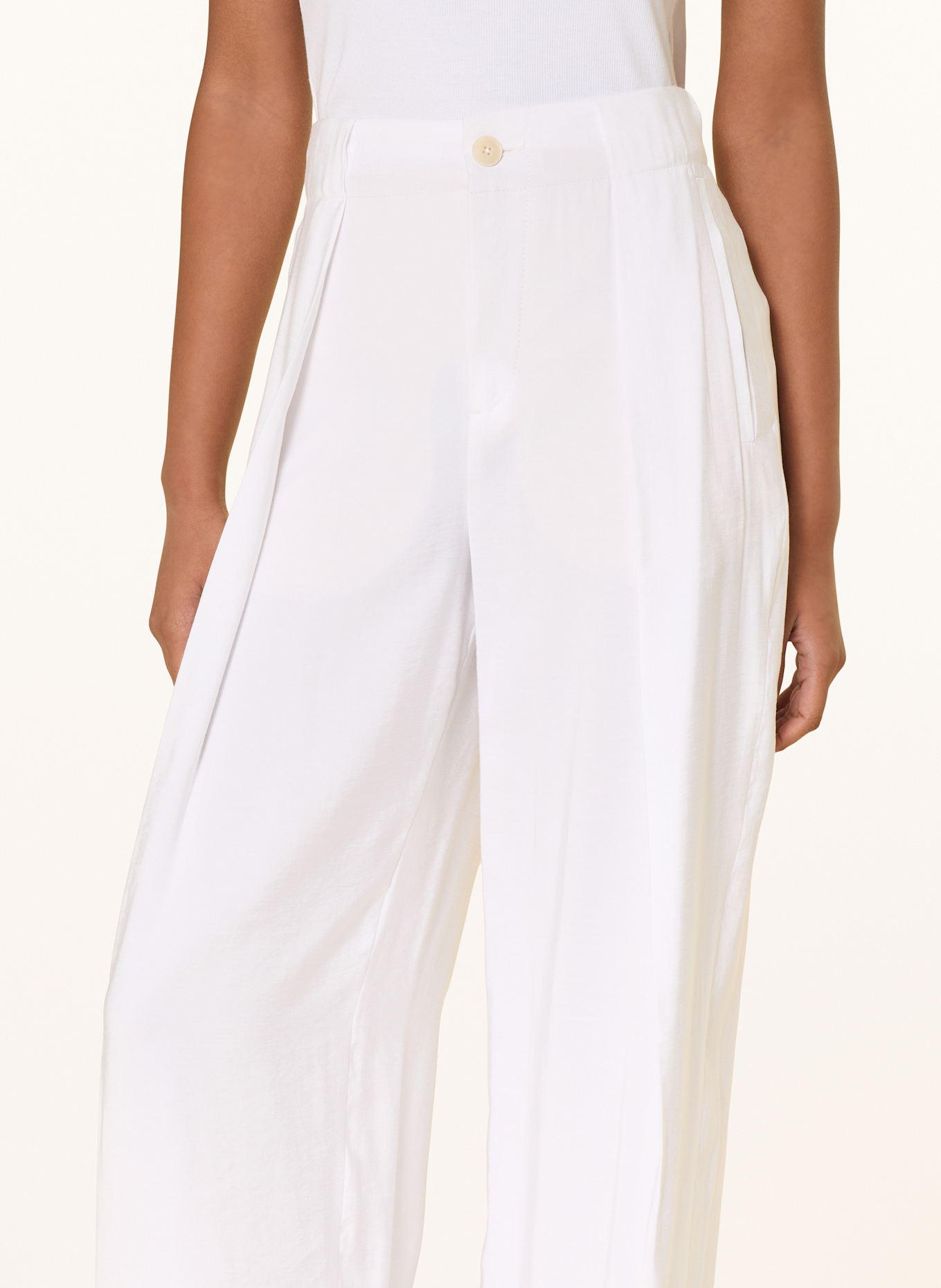 DRYKORN THREW trousers: ECRU