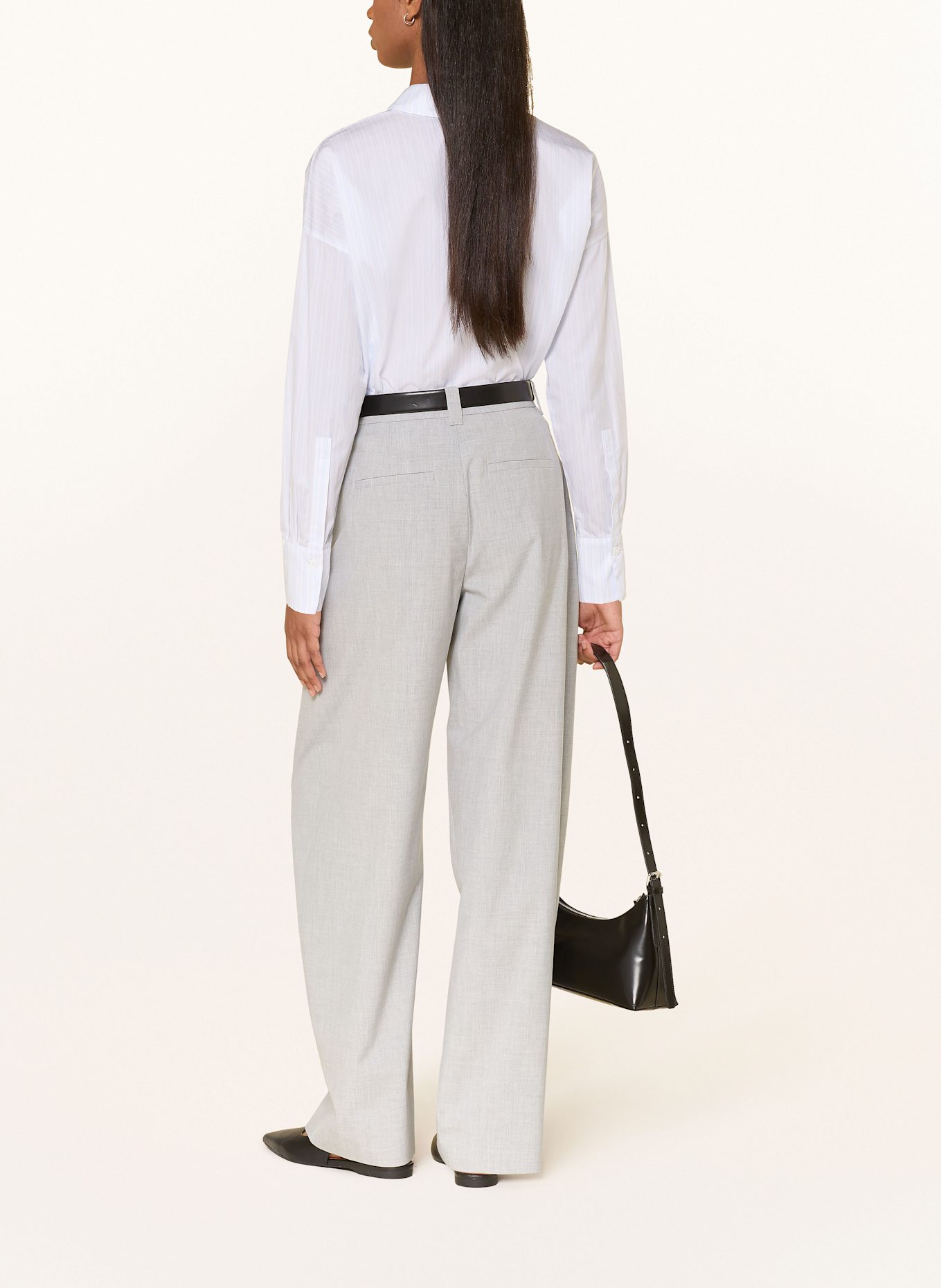 DRYKORN Chemisier CLOELIA: BLANC / BLEU CLAIR