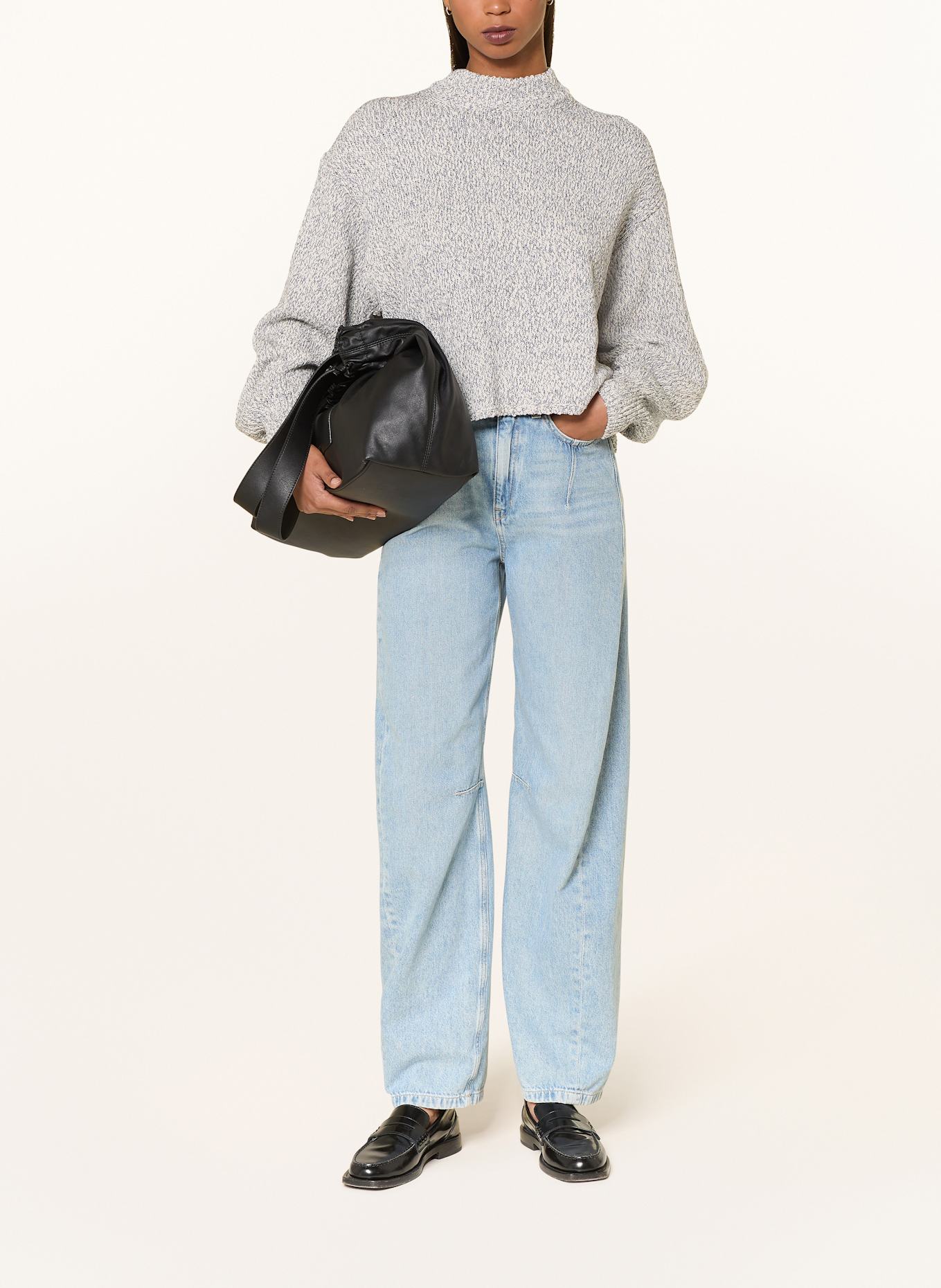 DRYKORN Sweater RANYA: BLUE / WHITE