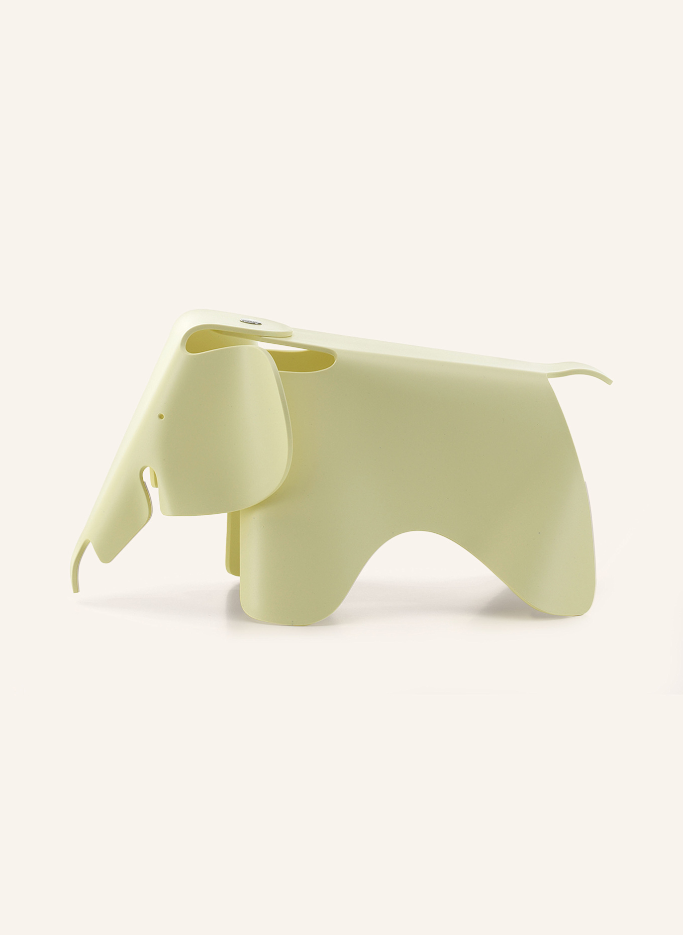 vitra Figurine décorative EAMES ELEPHANT SMALL: JAUNE CLAIR
