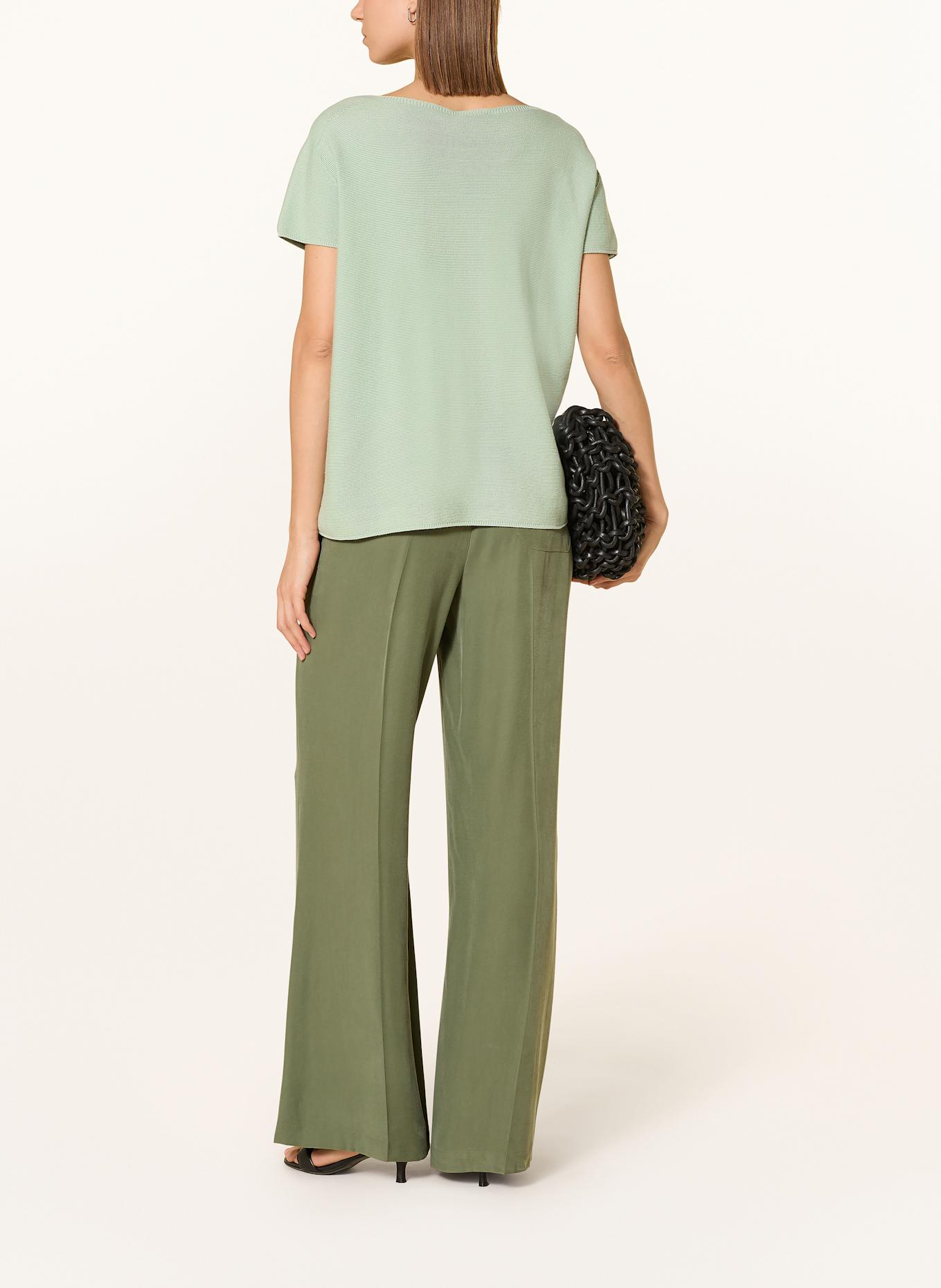 CINQUE Úpletové tričko CIELMO: SVĚTLE ZELENÁ