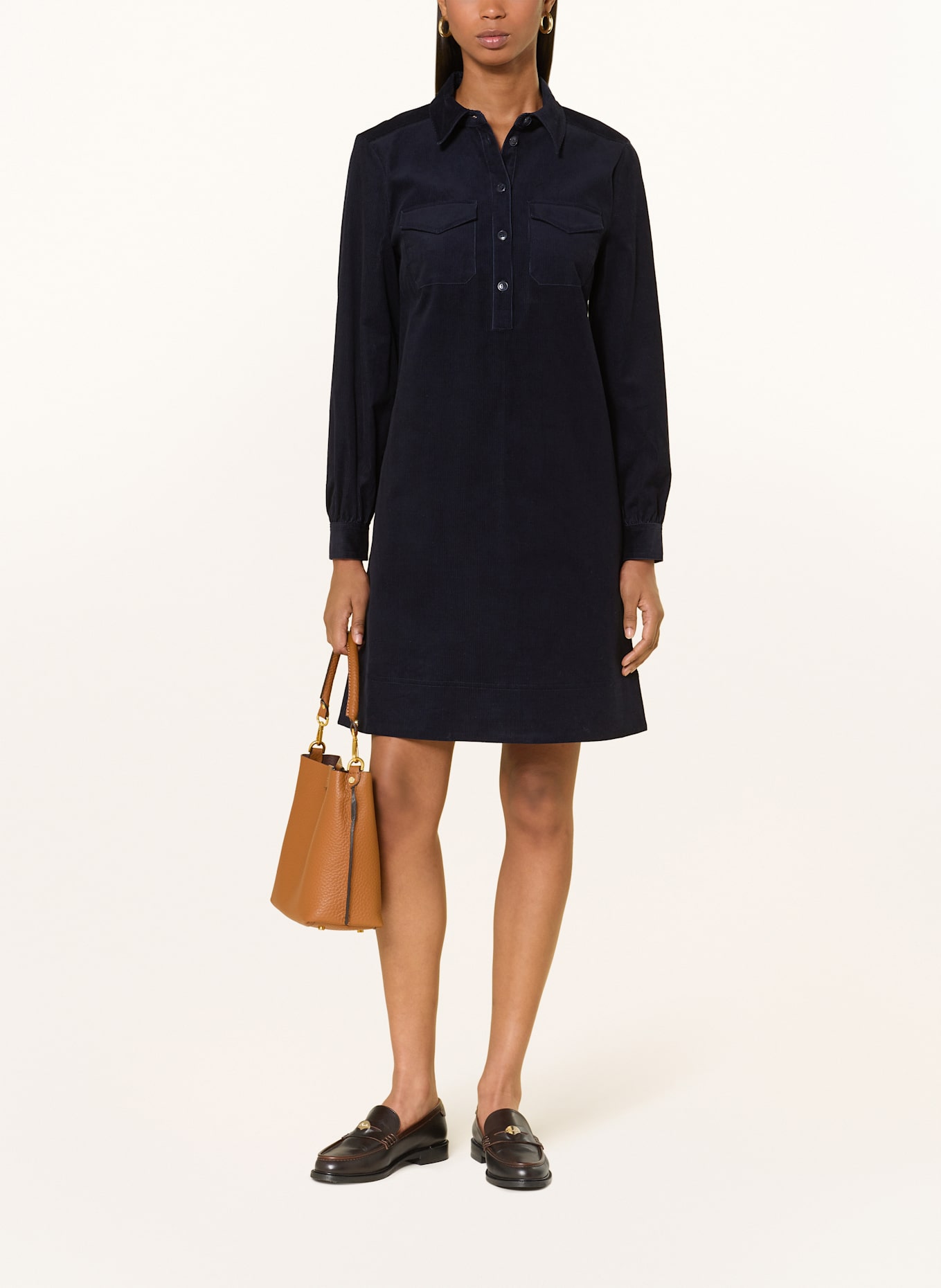 HOBBS Cordkleid LENA: DUNKELBLAU