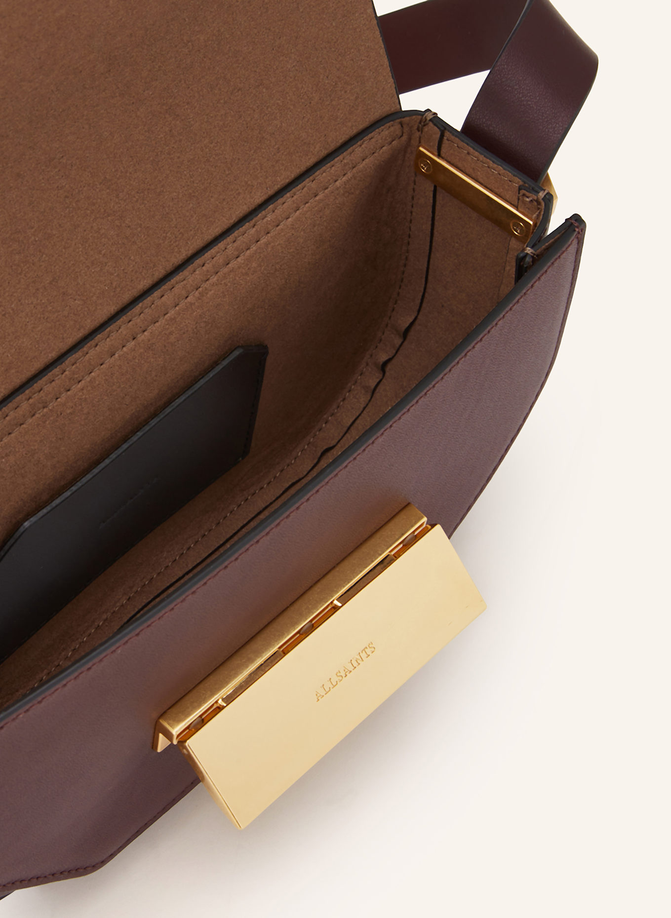 ALLSAINTS Umhängetasche ETTA: DUNKELROT