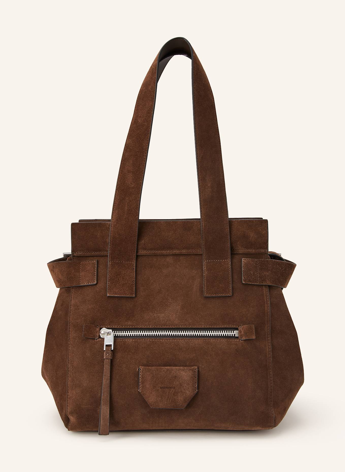 ALLSAINTS Handtasche: DUNKELBRAUN