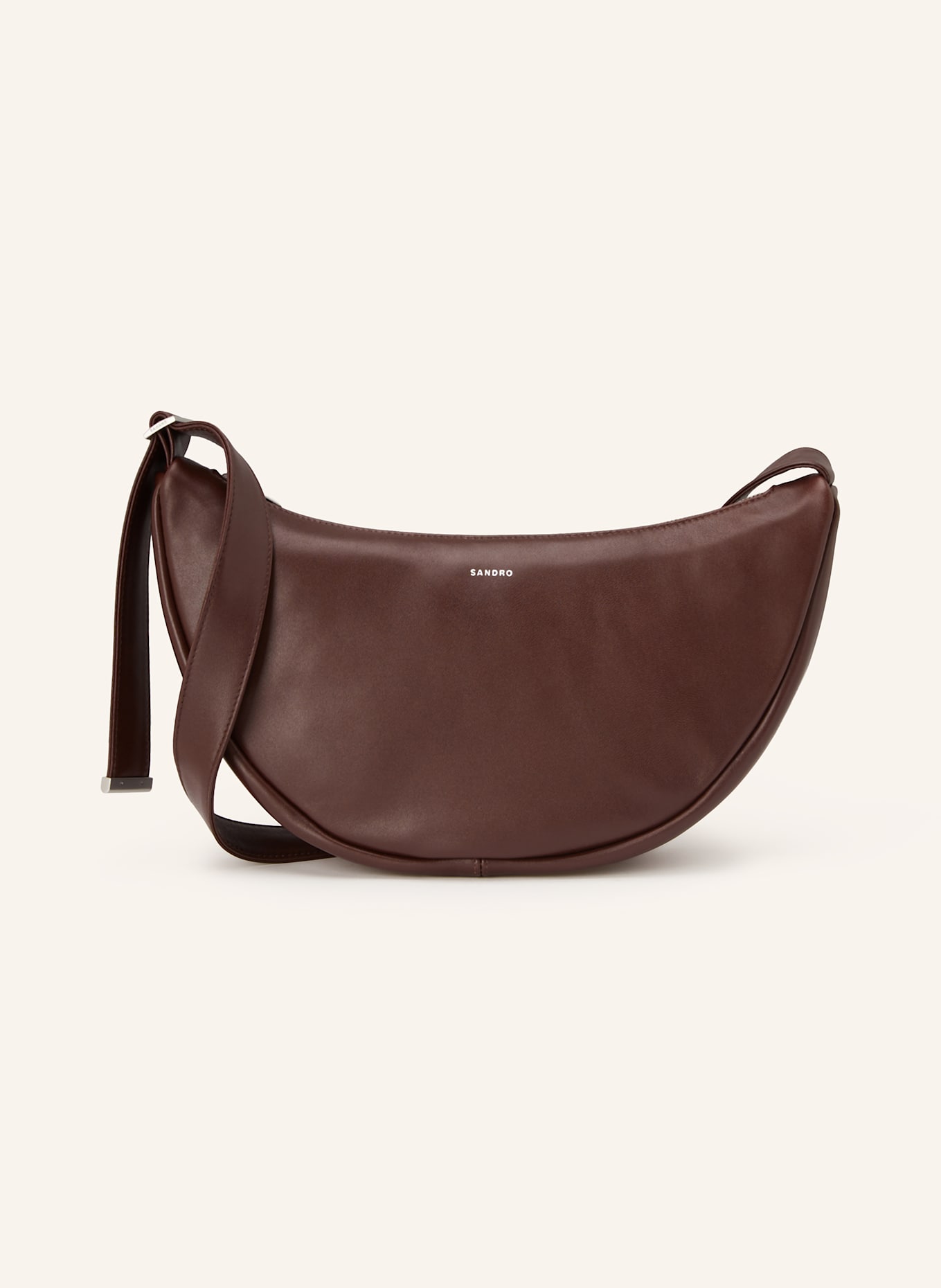 SANDRO Beuteltasche SMALL: COGNAC