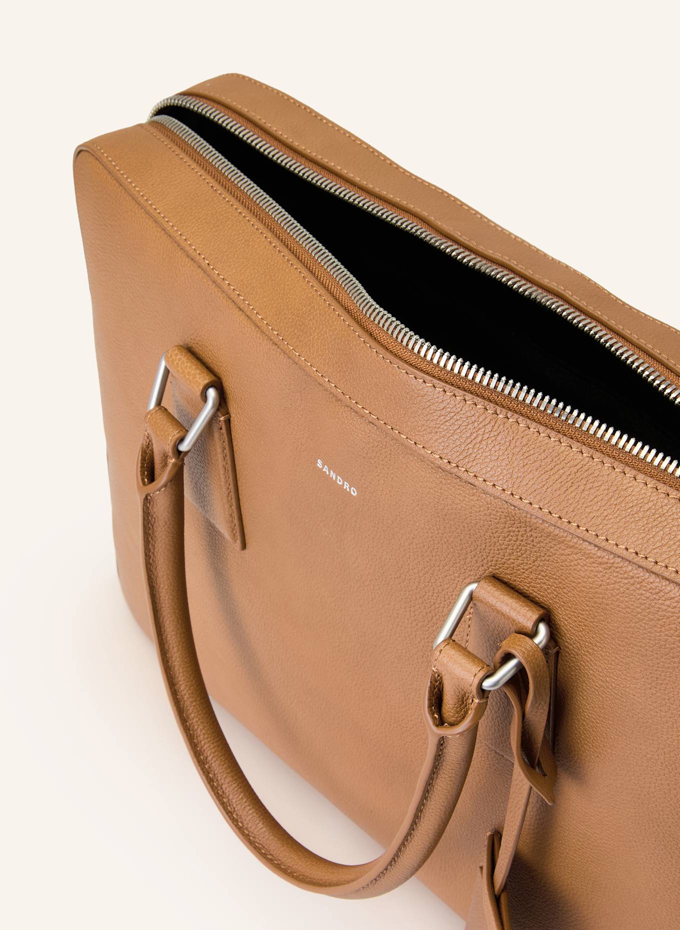 SANDRO Laptop-Tasche: COGNAC