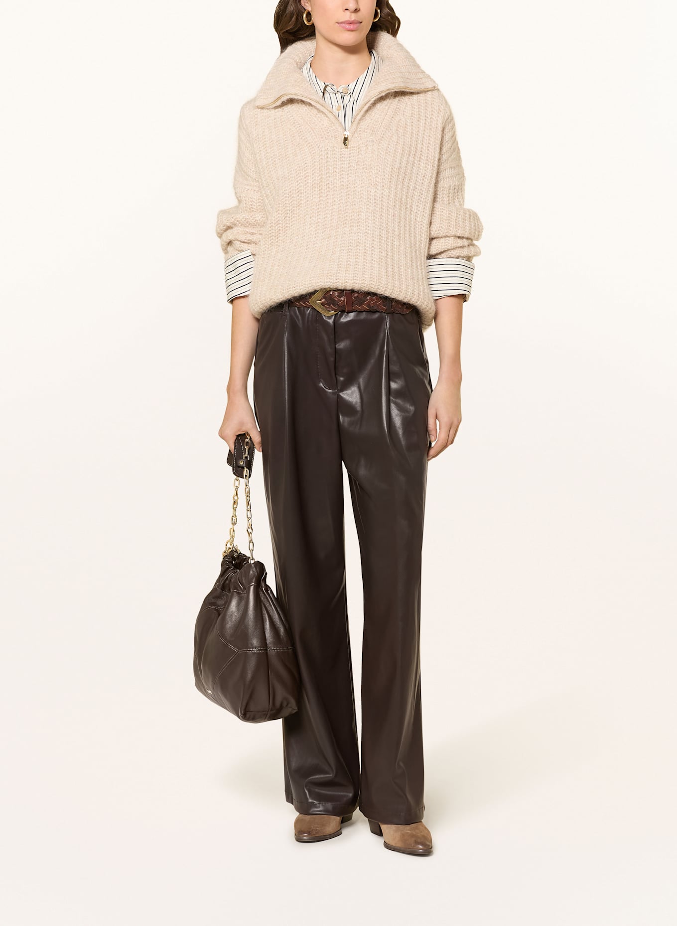 ba&sh Troyer BELTANE mit Alpaka: CREME