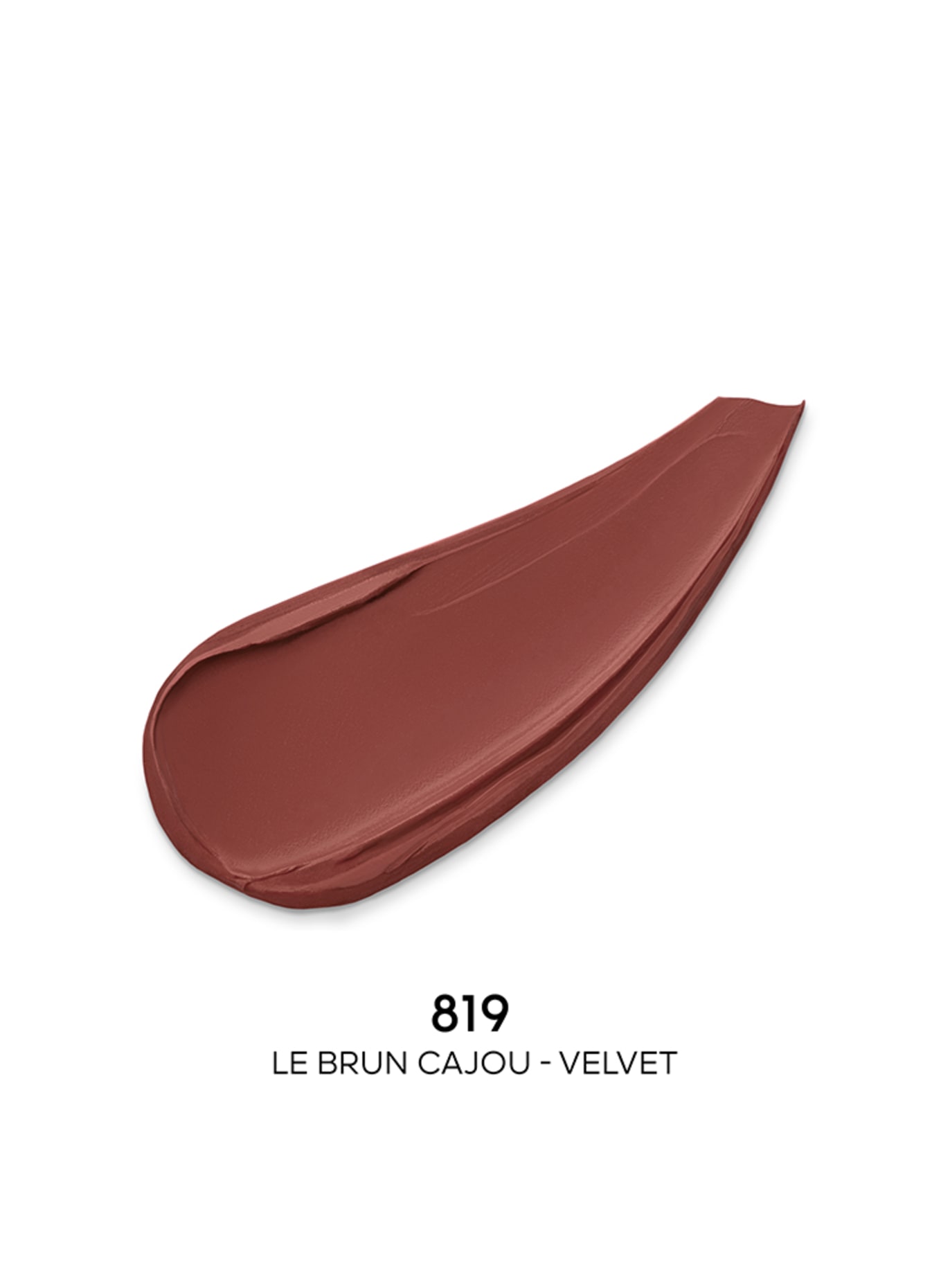 GUERLAIN ROUGE G REFILL: 819 LE BRUN CAJOU – VELVET