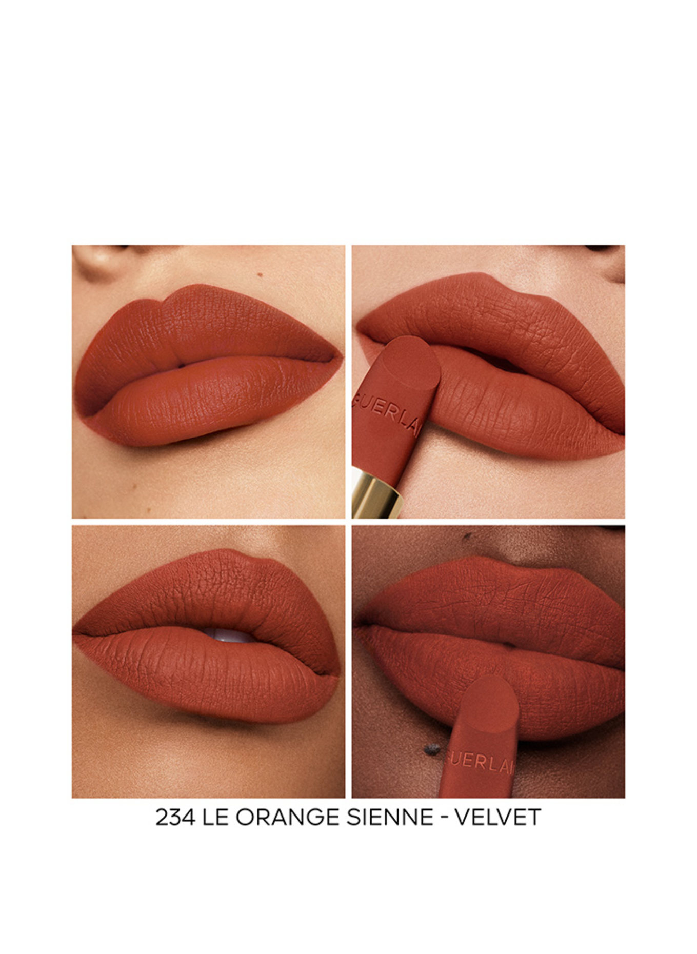 GUERLAIN ROUGE G REFILL: 234 L’ORANGE SIENNE – VELVET