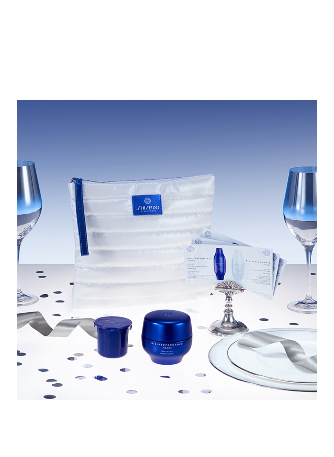 SHISEIDO BIO-PERFORMANCE SKIN HIFORCE HOLIDAY POUCH SET