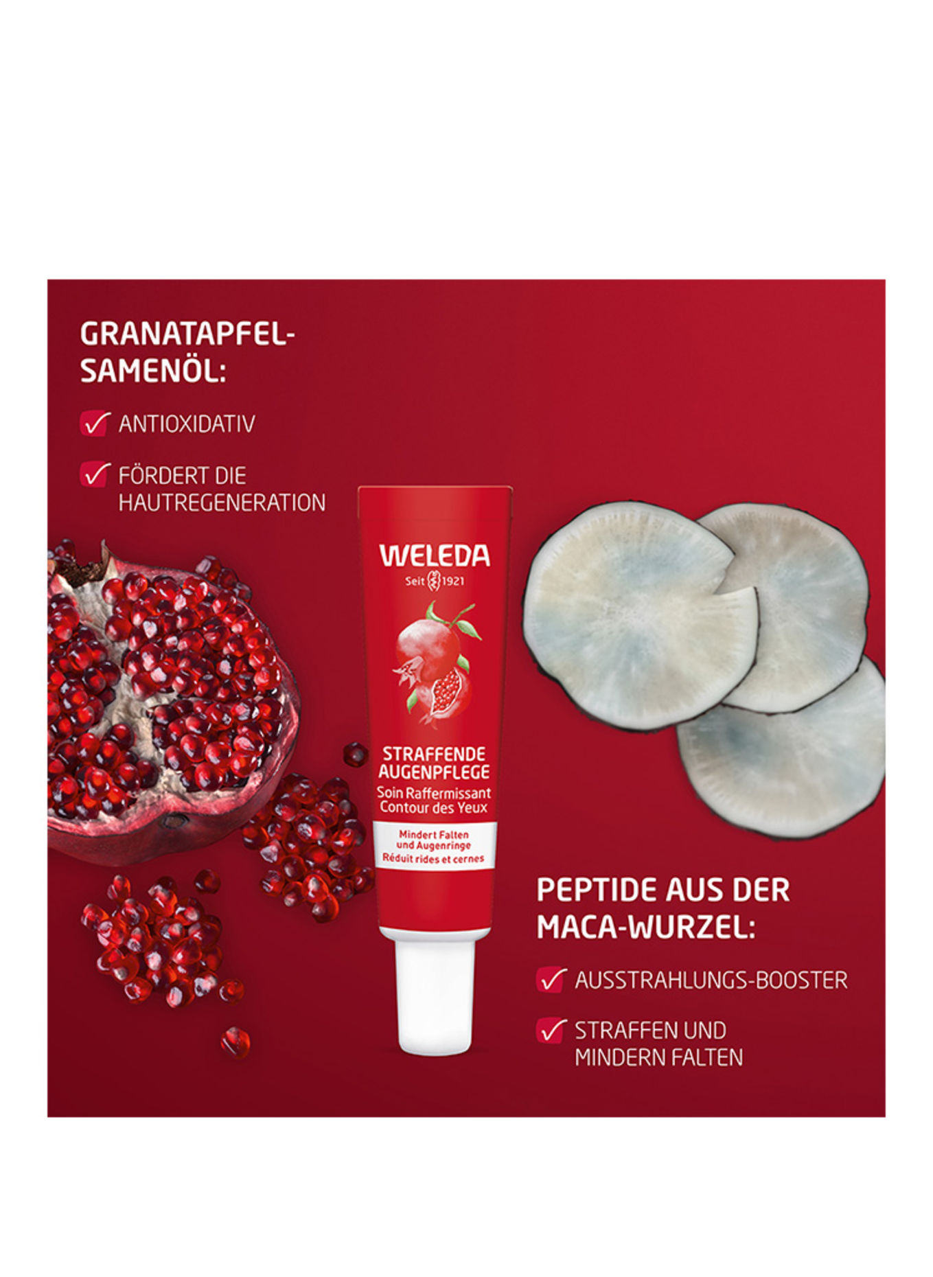 WELEDA STRAFFENDE OOGVERZORGING GRANATAPPEL &amp; MACA-PEPTIDEN