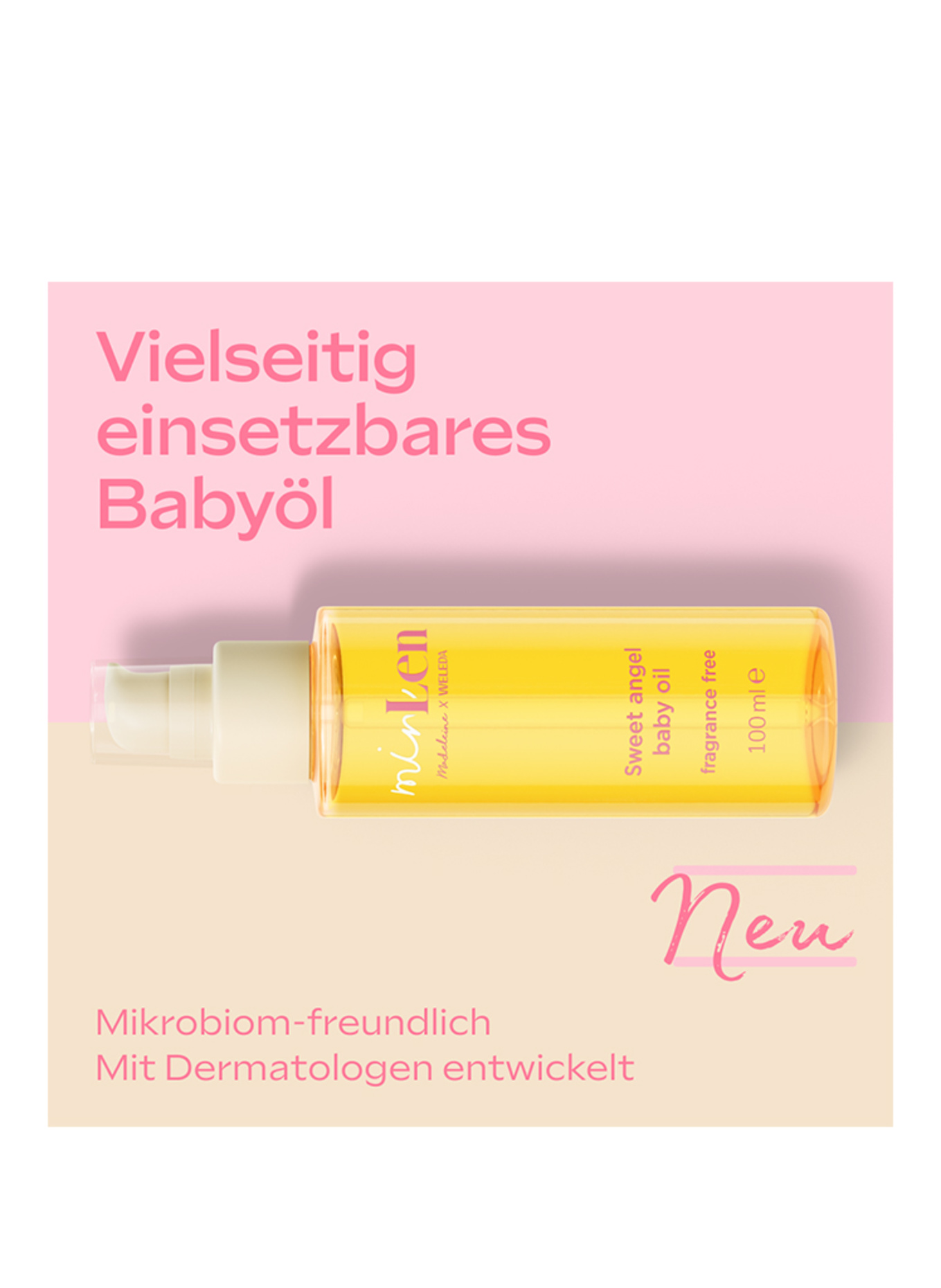 minLen SWEET ANGEL BABY OIL