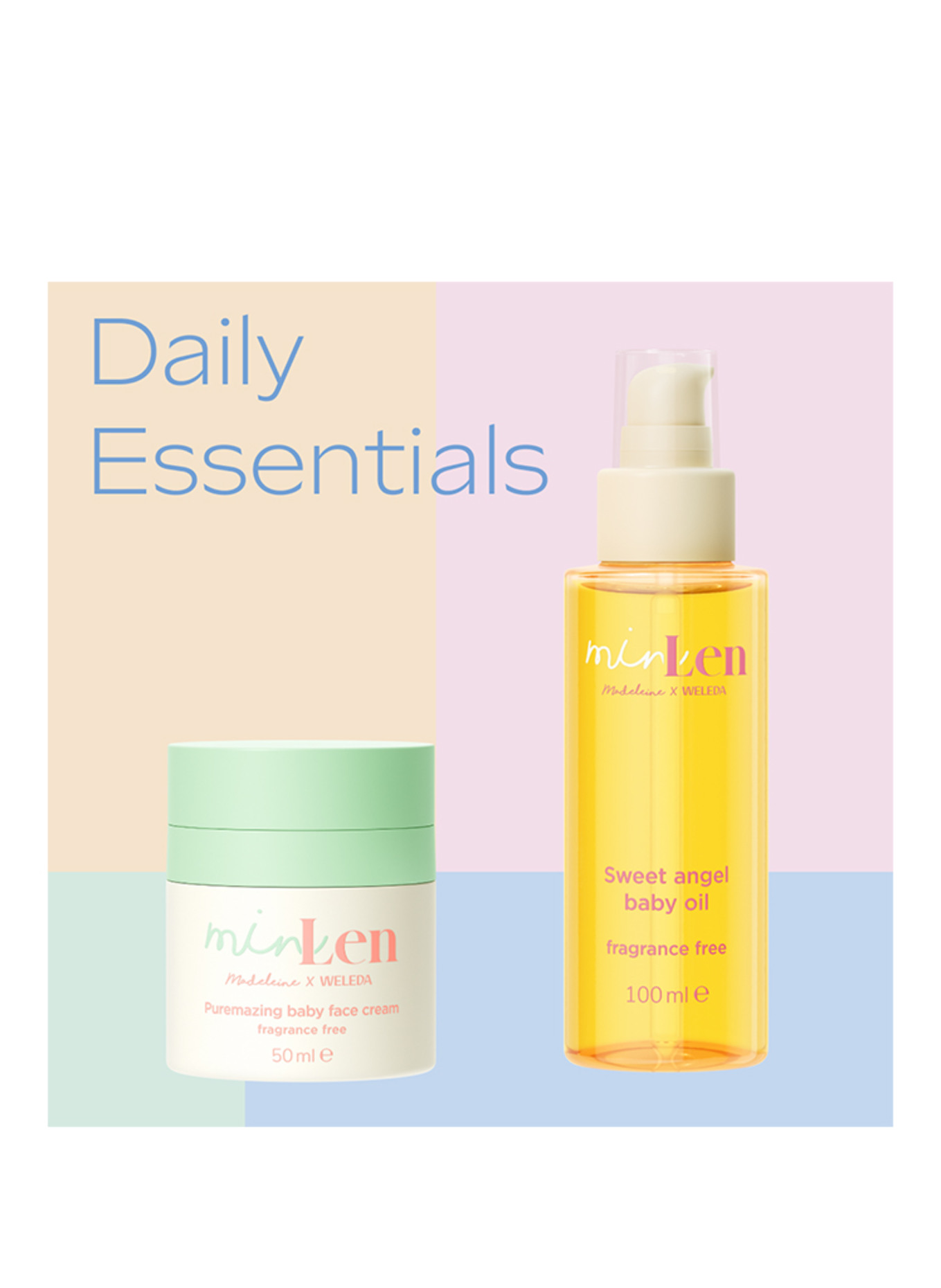 minLen SWEET ANGEL BABY OIL