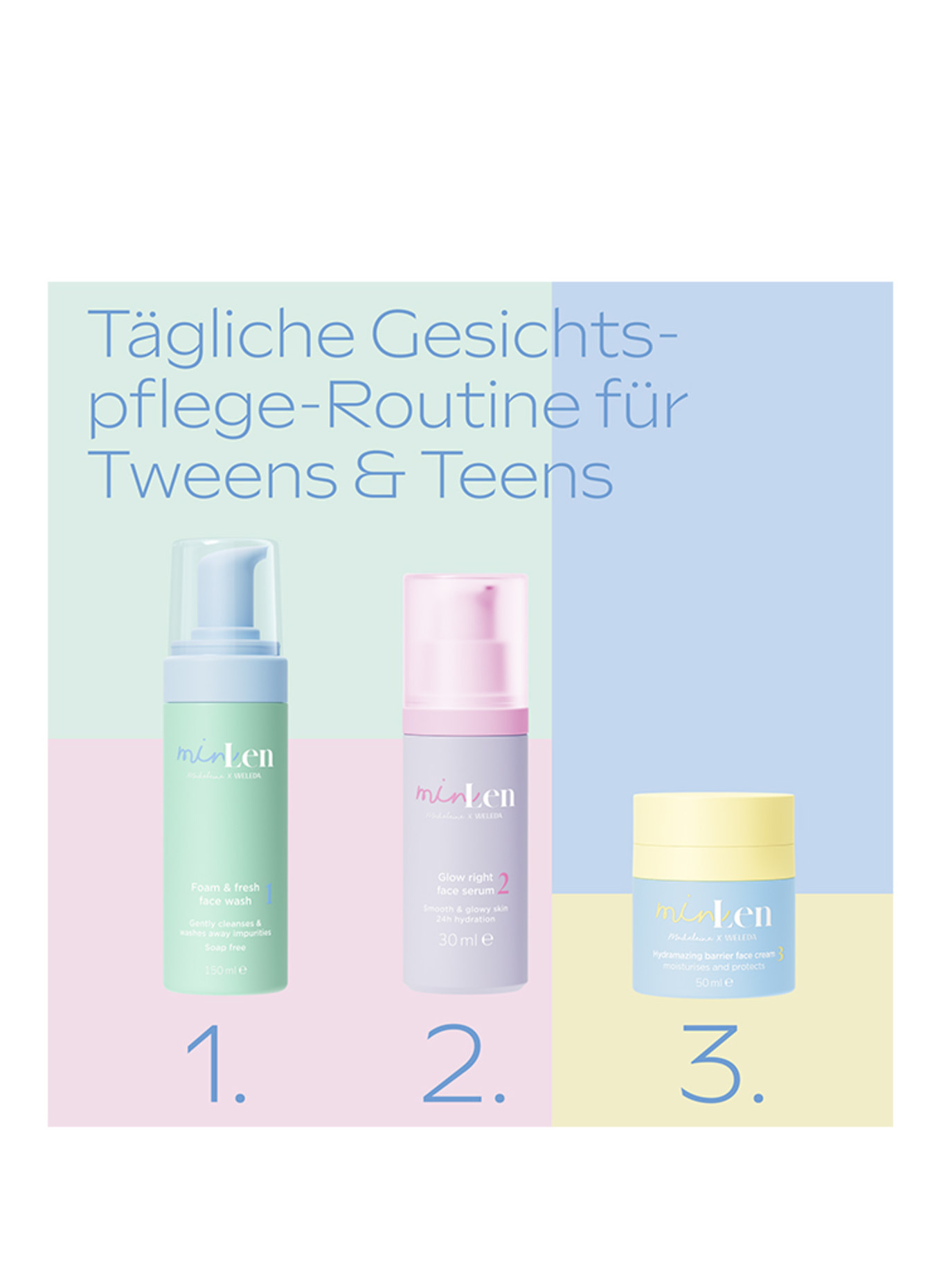 minLen FOAM & FRESH NETTOYANT VISAGE