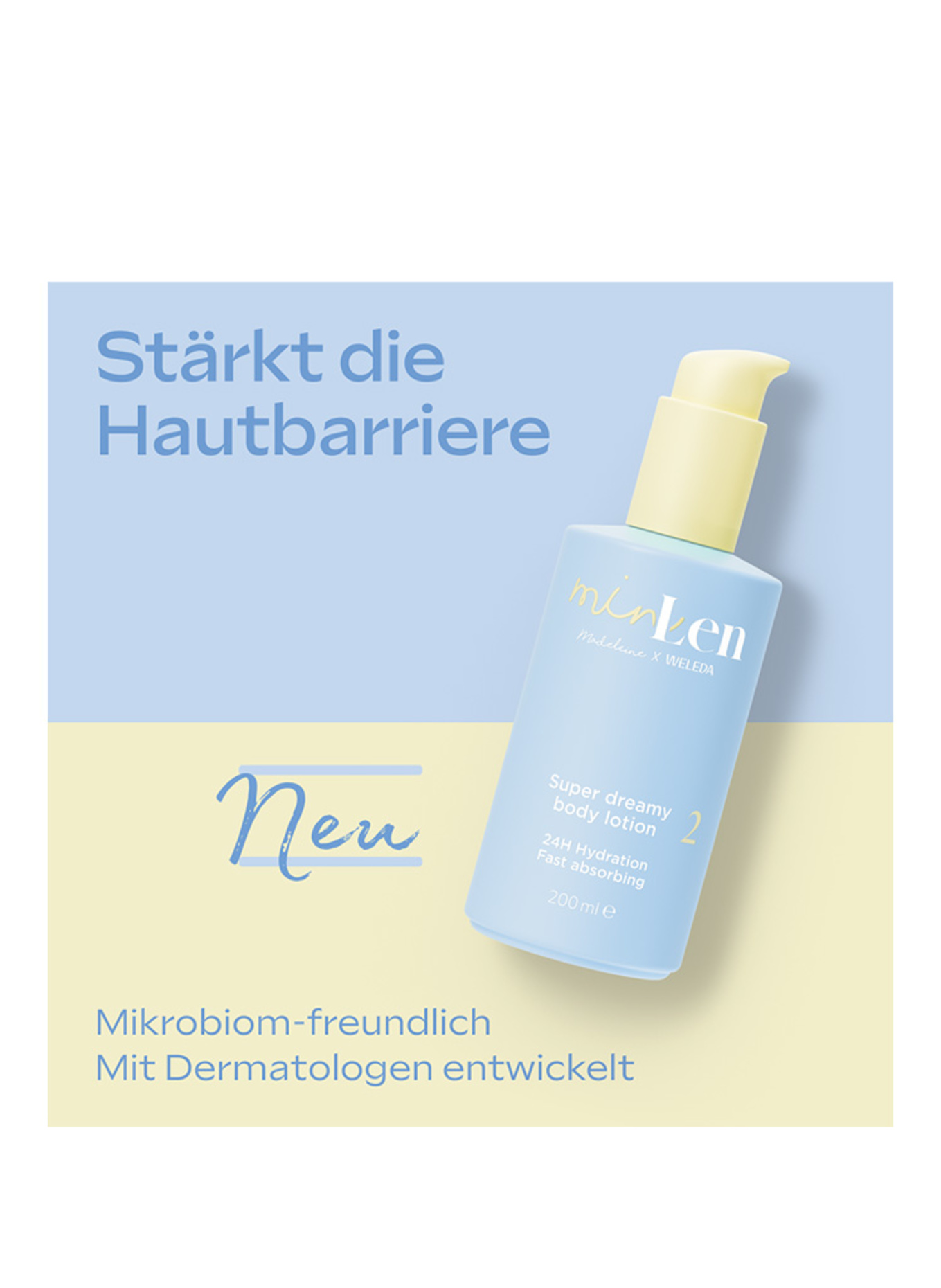 minLen SUPER DREAMY BODY LOTION