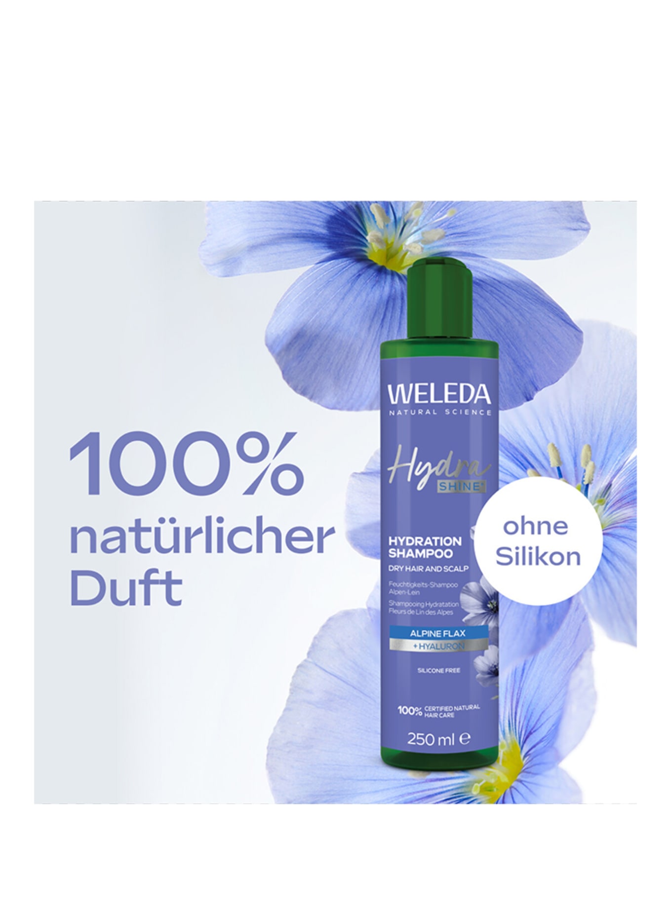 WELEDA HYDRATERENDE SHAMPOO ALPINE FLAX
