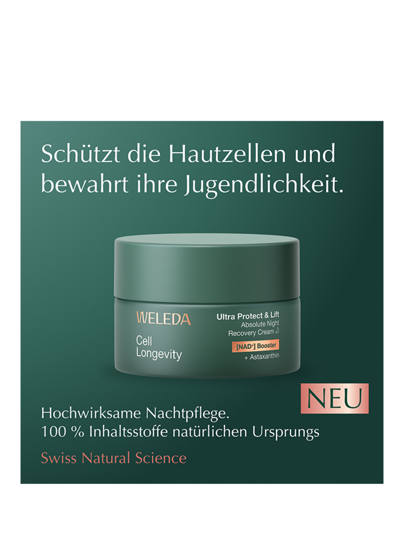 WELEDA Cell Longevity CELL LONGEVITY ULTRA PROTECT &amp; LIFT ABSOLUTE NIGHT RECOVERY CREAM