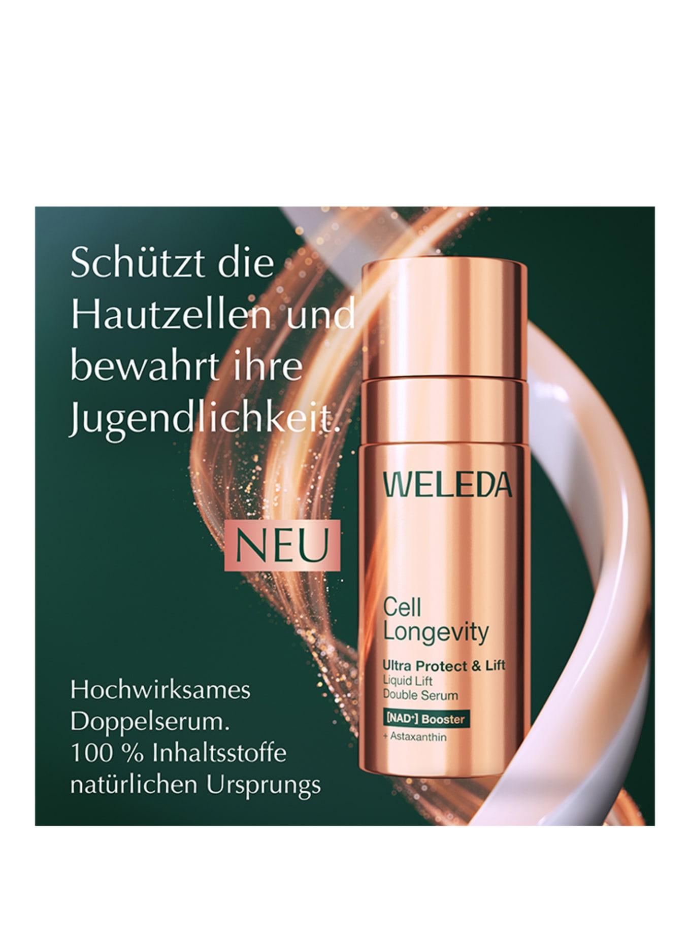 WELEDA Cell Longevity CELL LONGEVITY ULTRA PROTECT & LIFT LIQUID LIFT DOUBLE SÉRUM