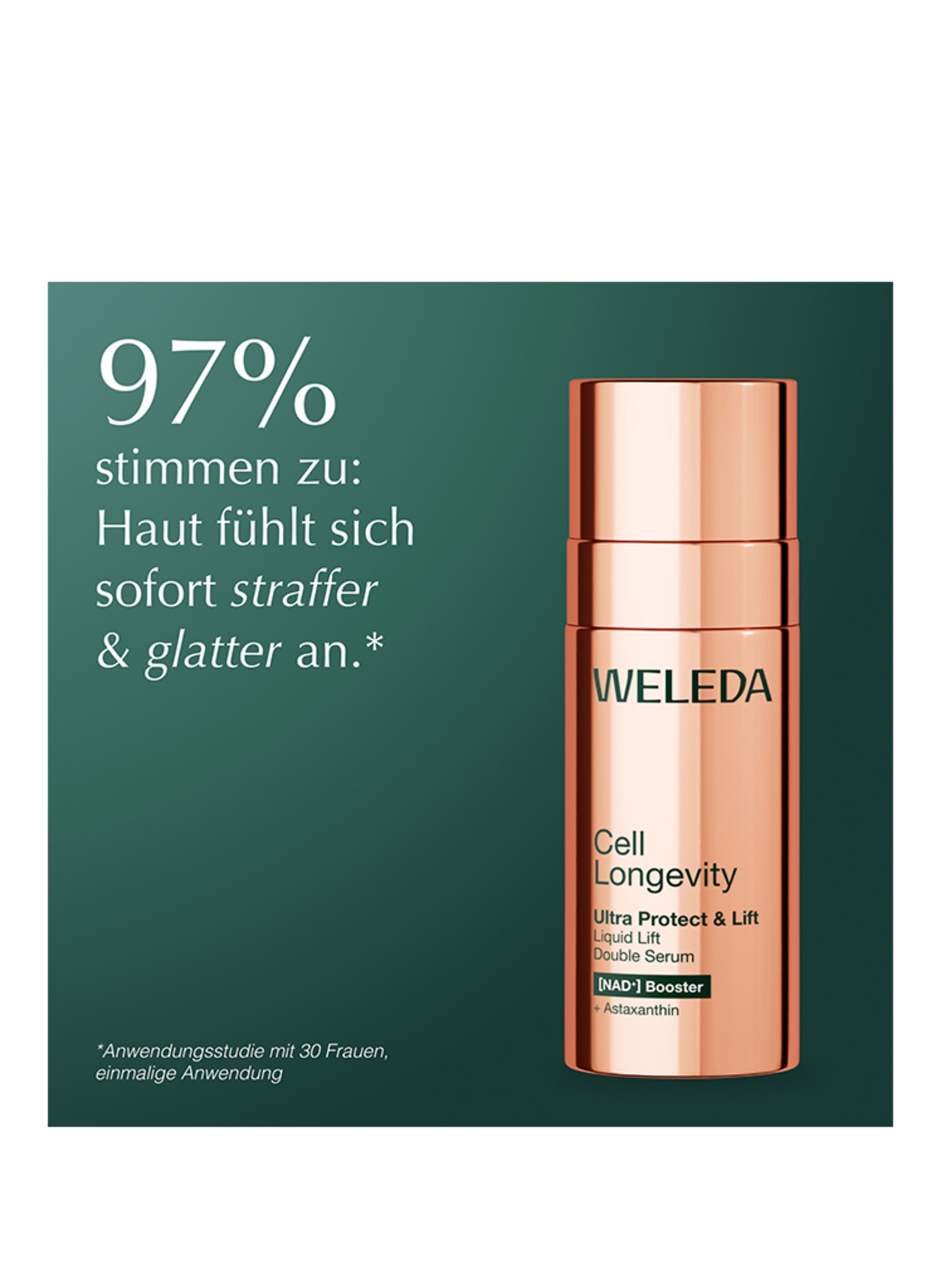 WELEDA Cell Longevity CELL LONGEVITY ULTRA PROTECT & LIFT LIQUID LIFT DOUBLE SÉRUM