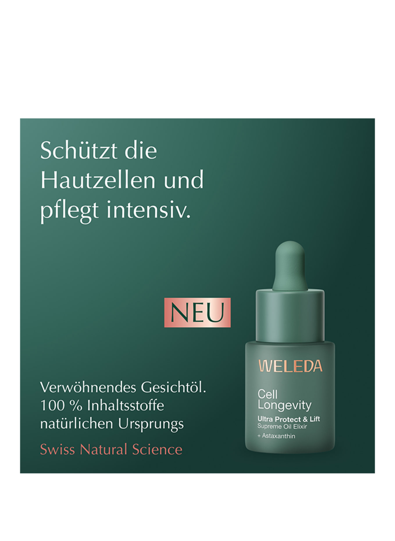 WELEDA Cell Longevity CELL LONGEVITY ULTRA PROTECT & LIFT SUPREME OIL ELIXIR