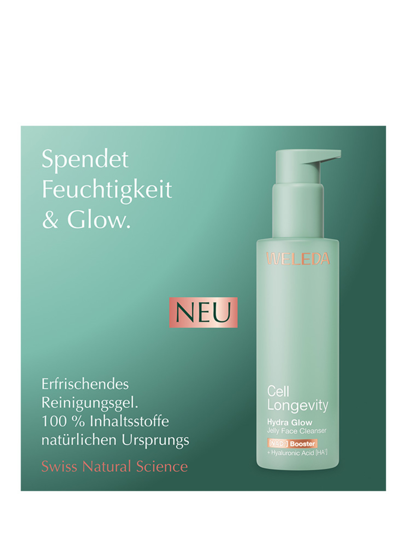 WELEDA Cell Longevity CELL LONGEVITY HYDRA GLOW JELLY FACE CLEANSER