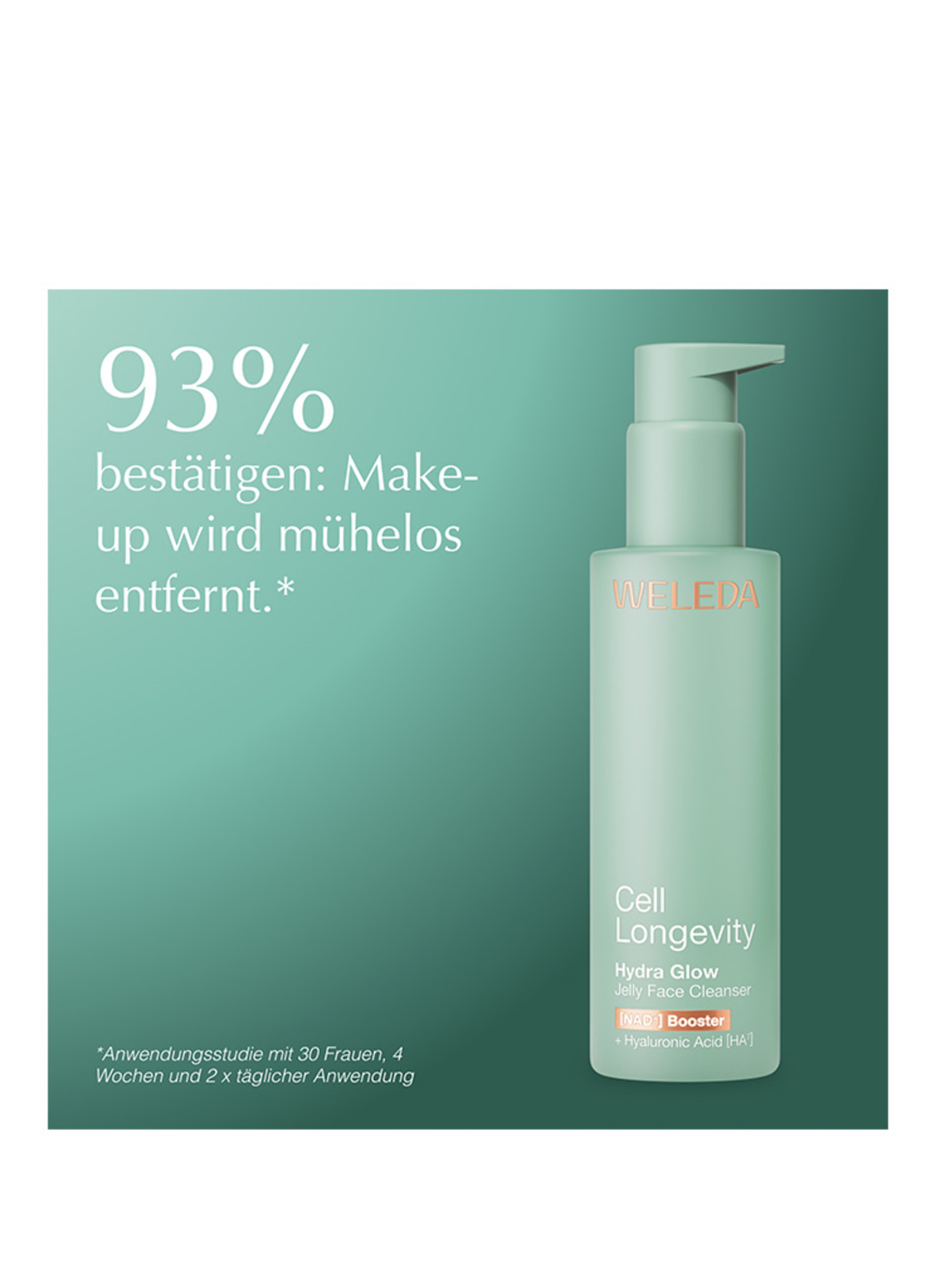 WELEDA Cell Longevity CELL LONGEVITY HYDRA GLOW JELLY FACE CLEANSER