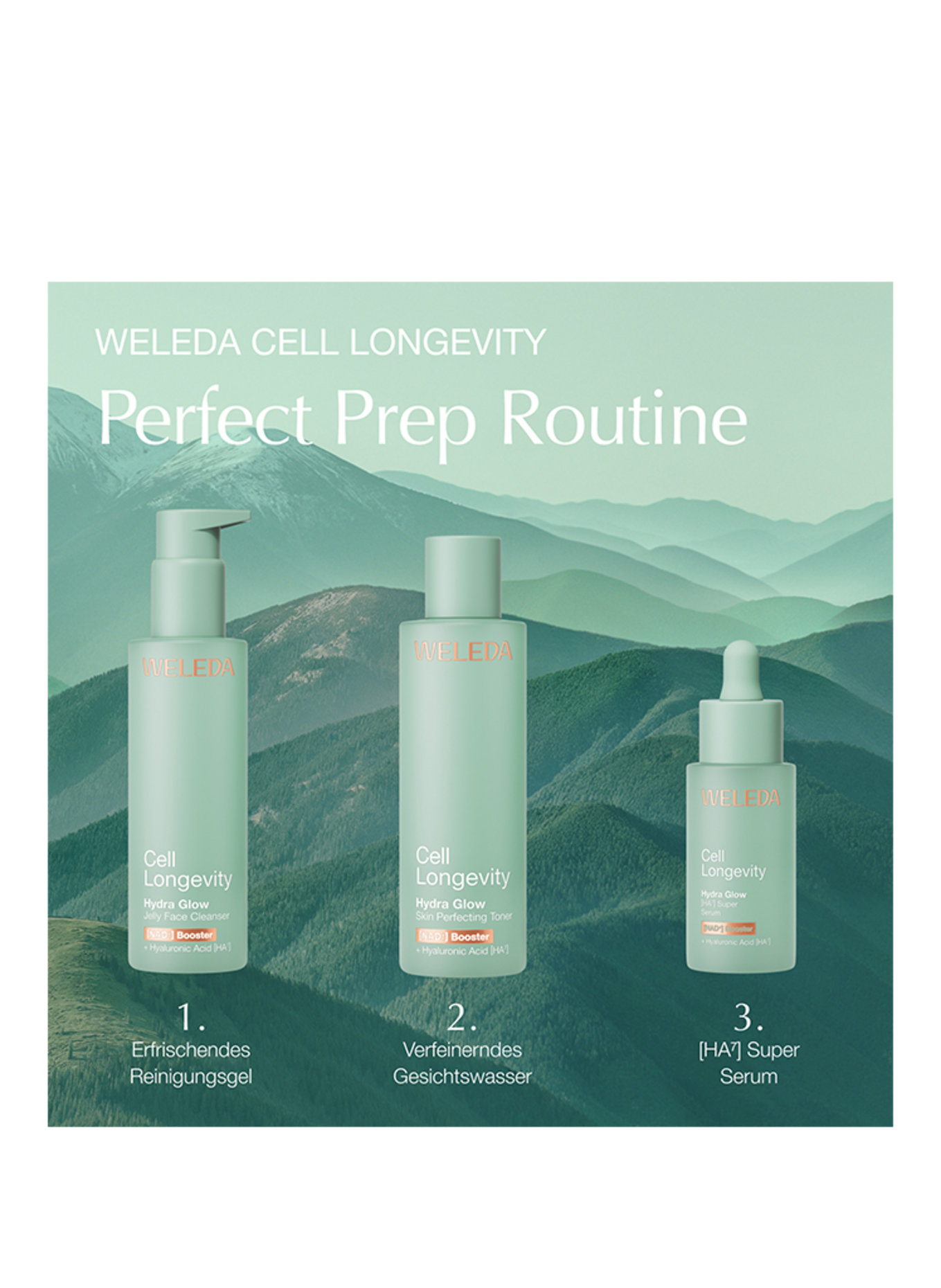 WELEDA Cell Longevity CELL LONGEVITY HYDRA GLOW JELLY FACE CLEANSER