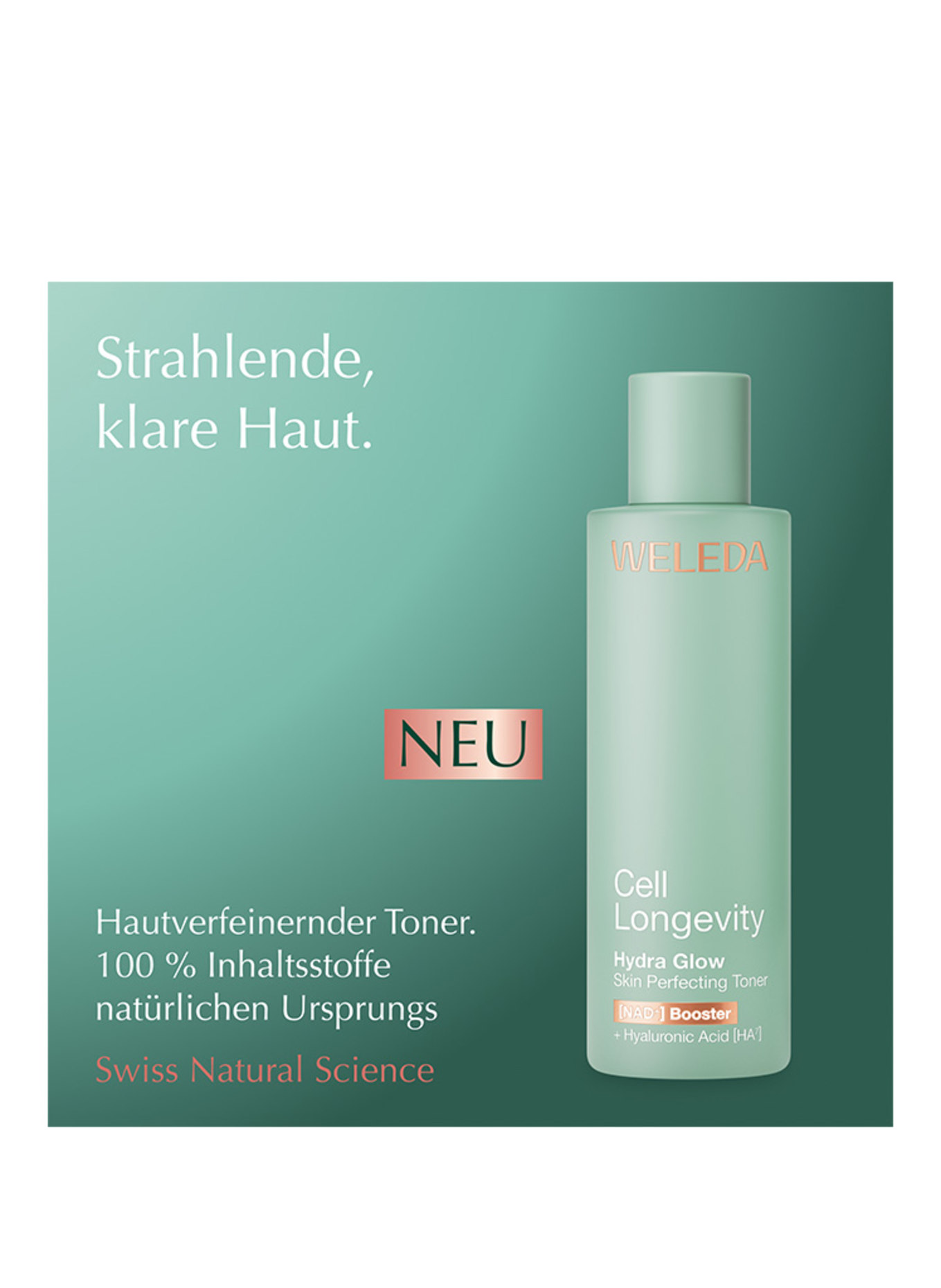 WELEDA Cell Longevity CELL LONGEVITY HYDRA GLOW HUIDVERBETERENDE TONER