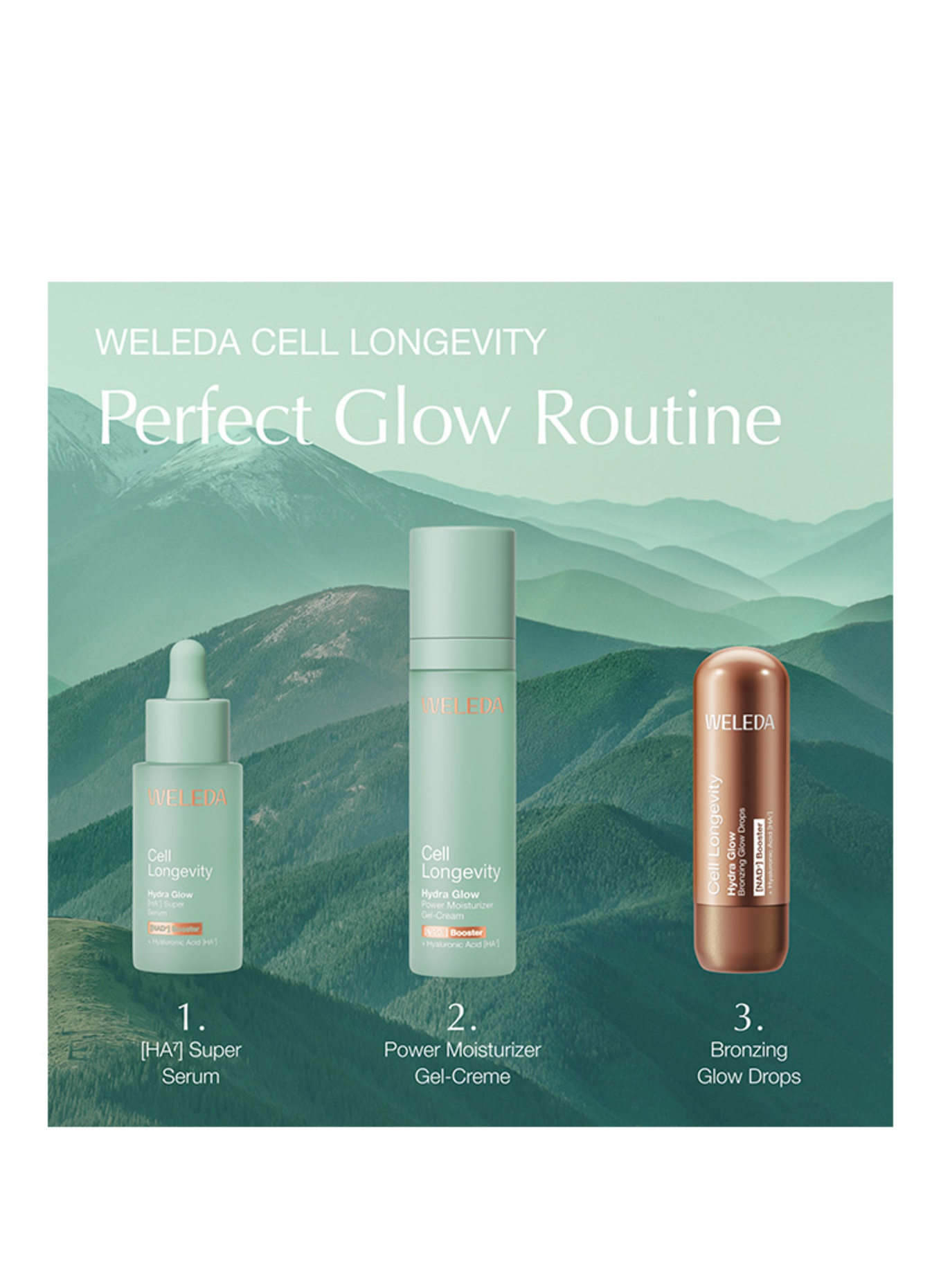 WELEDA Cell Longevity CELL LONGEVITY HYDRA GLOW BRONZING GLOW DROPS