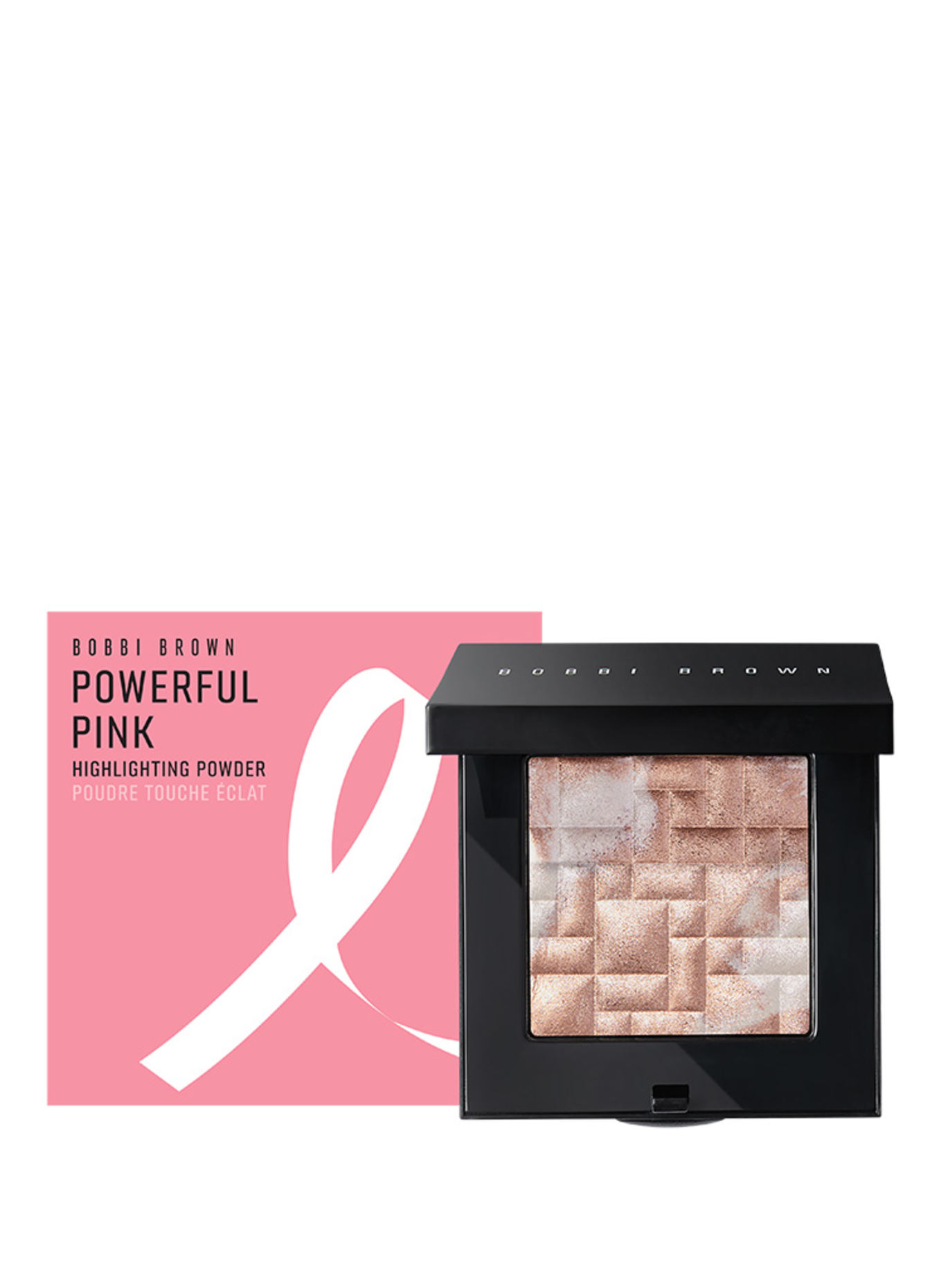 BOBBI BROWN POWERFUL PINK HIGHLIGHTING POWDER: POWERFUL PINK