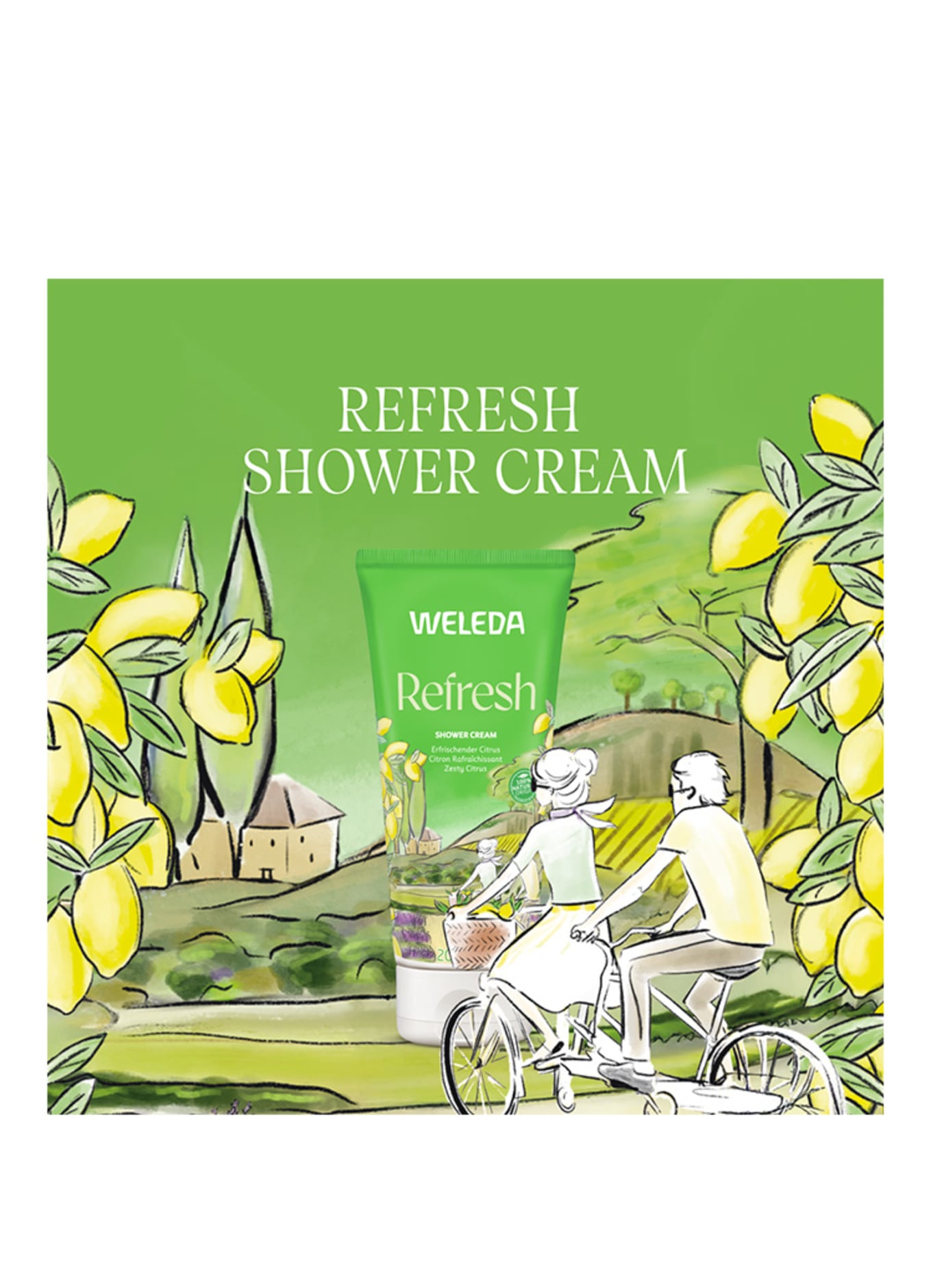 WELEDA CRÈME DE DOUCHE RAFRAÎCHISSANTE AGRUMES