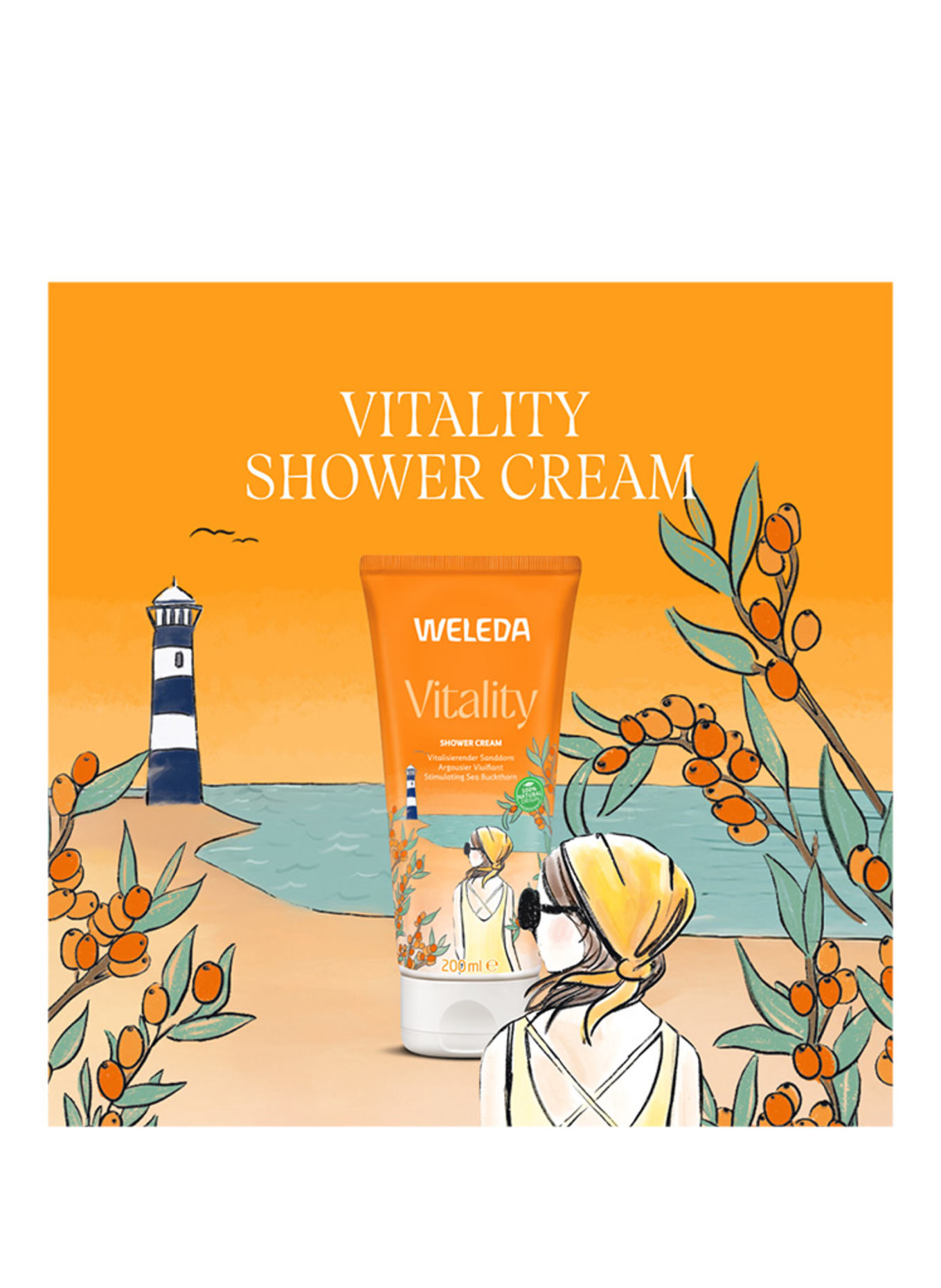 WELEDA CRÈME DE DOUCHE VITALITÉ