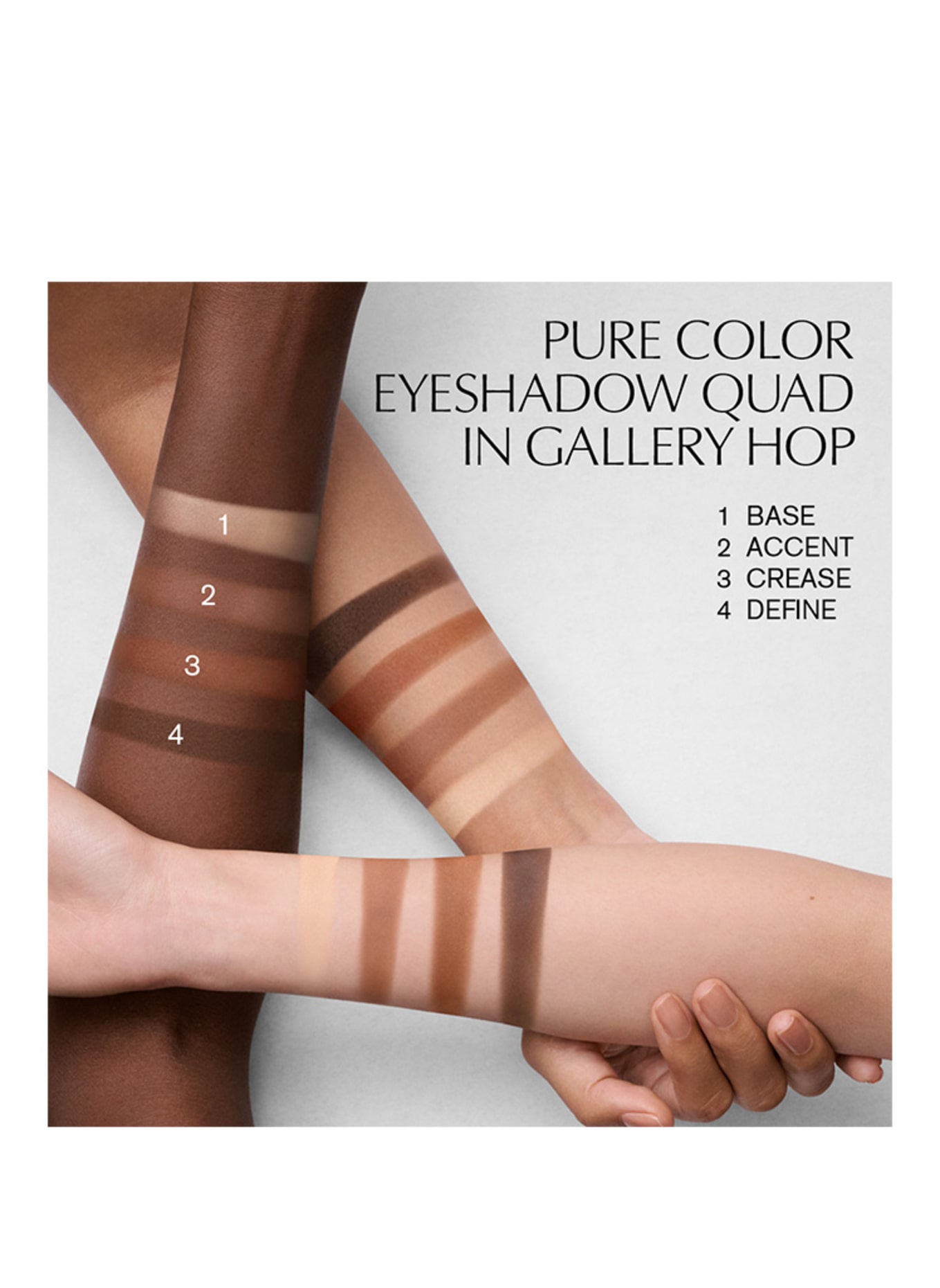 ESTÉE LAUDER PURE COLOR THE ESSENTIAL EYESHADOW QUAD: GALLERY HOP