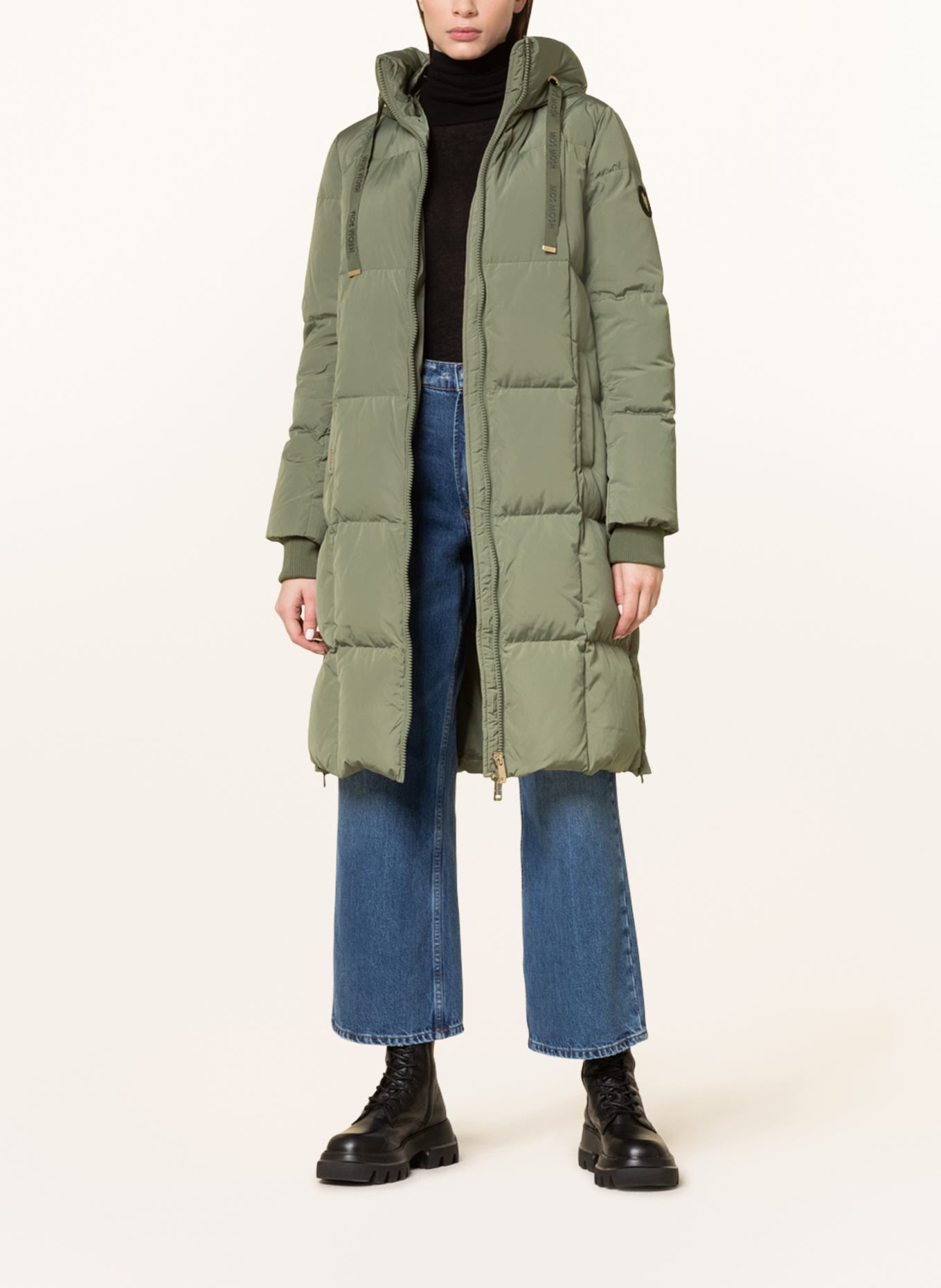 MOS MOSH Daunenmantel NOVA: OLIV