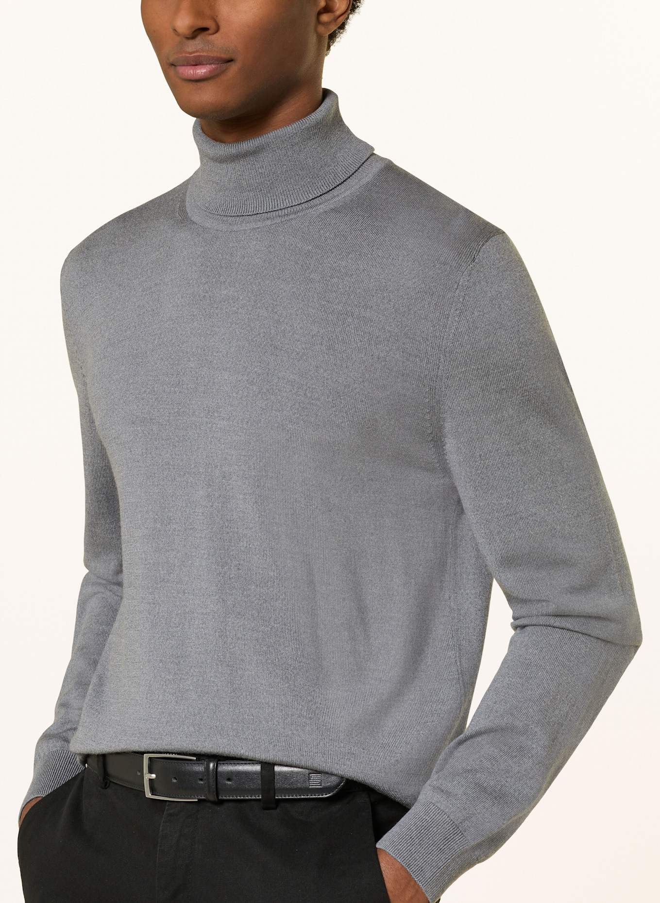 OLYMP Rollkragenpullover: GRAU