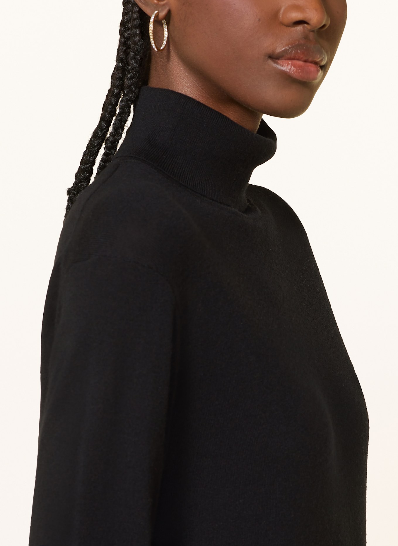 REISS Turtleneck sweater: BLACK