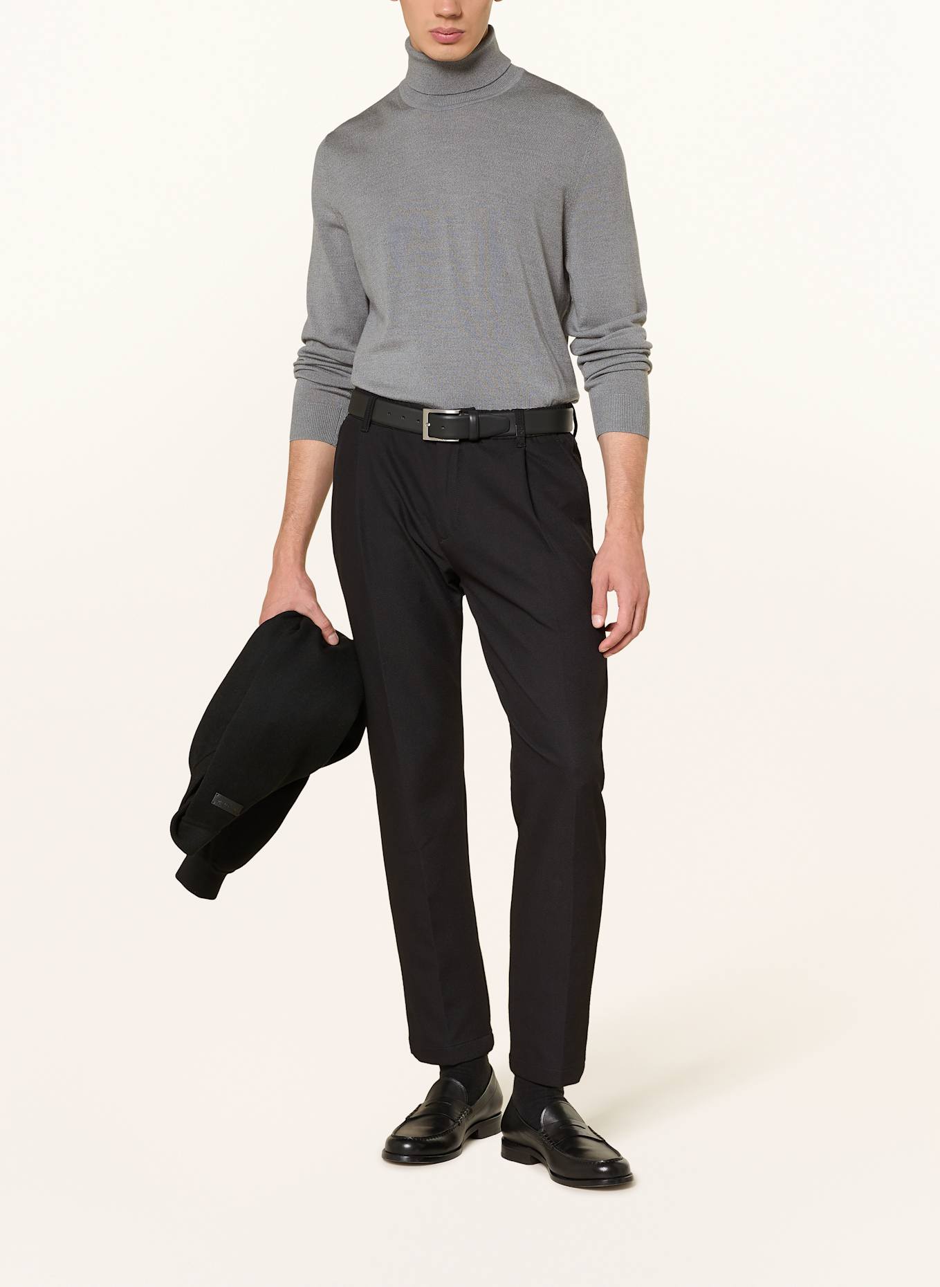 OLYMP Rollkragenpullover: GRAU