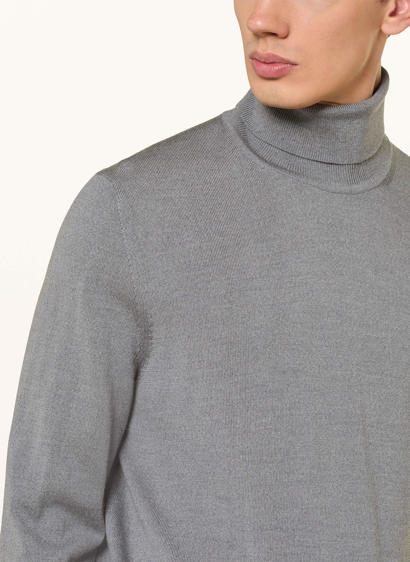 OLYMP Rollkragenpullover: GRAU