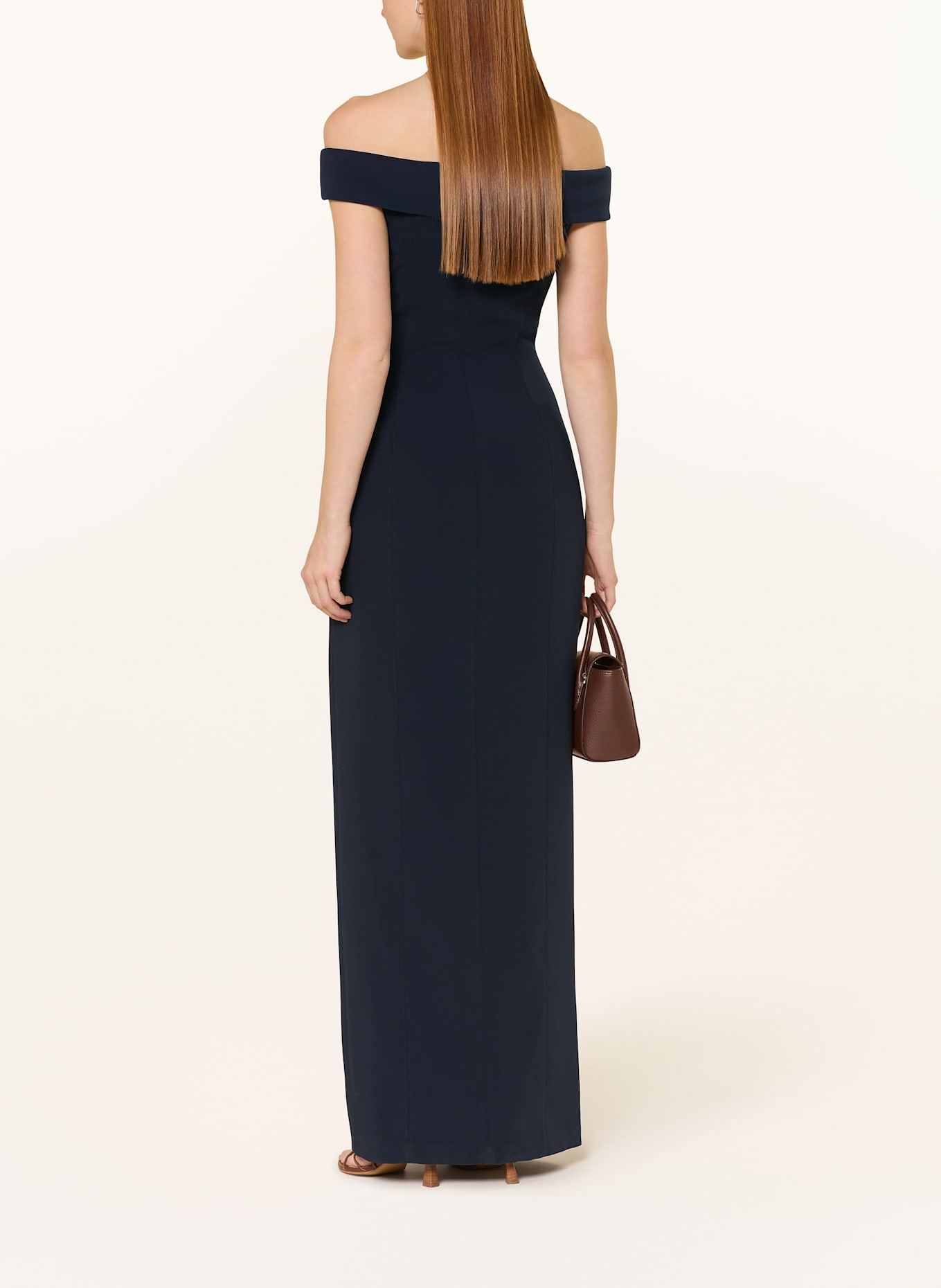 LAUREN RALPH LAUREN Abendkleid: DUNKELBLAU