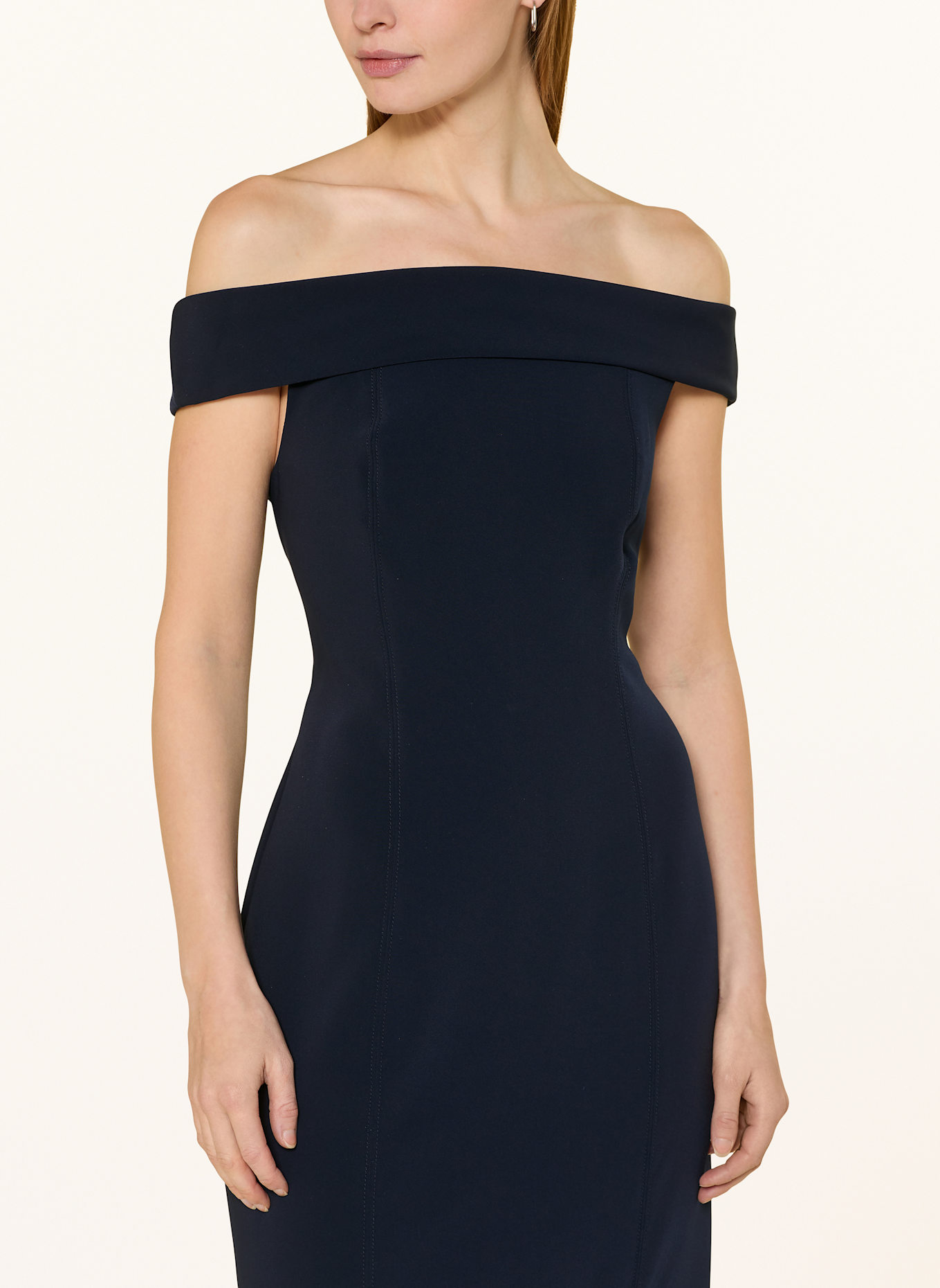 LAUREN RALPH LAUREN Abendkleid: DUNKELBLAU