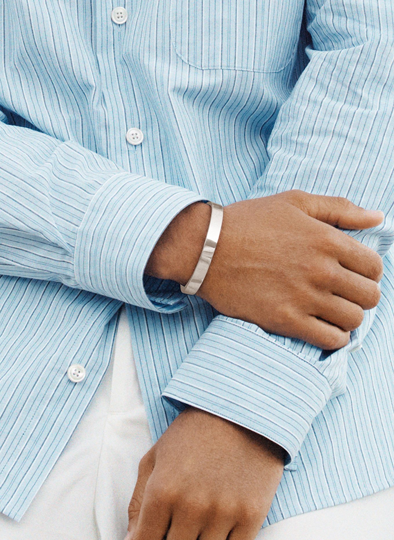 EDBLAD Armreif JESSE: SILBER