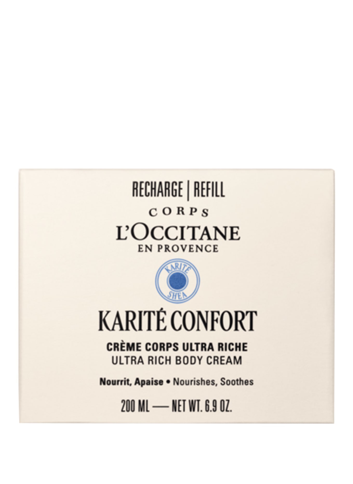L'OCCITANE KARITÉ CONFORT SHEA REFILL