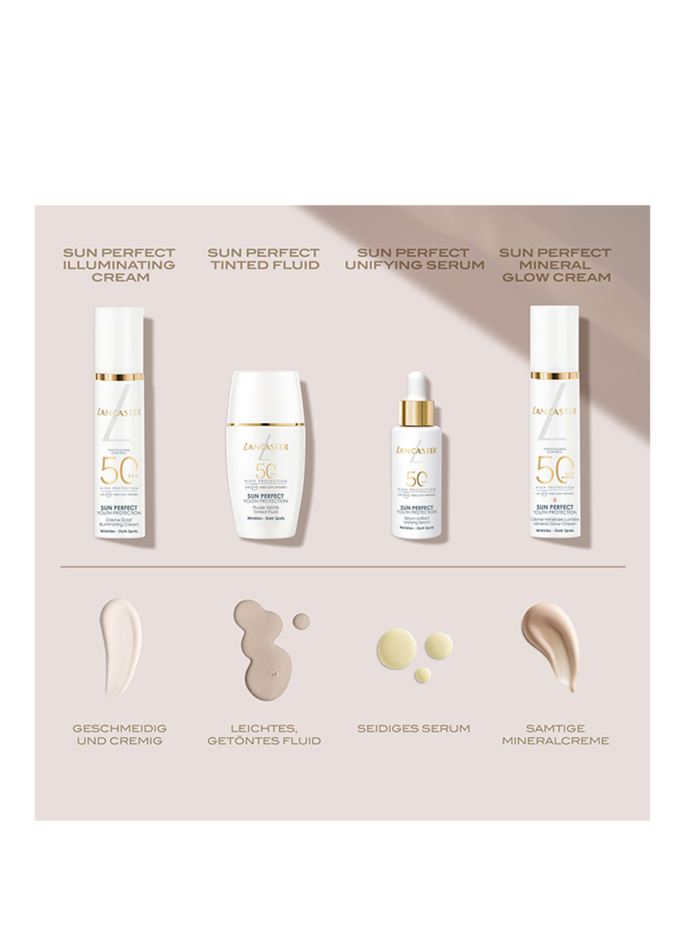 LANCASTER SUN PERFECT SPF 50